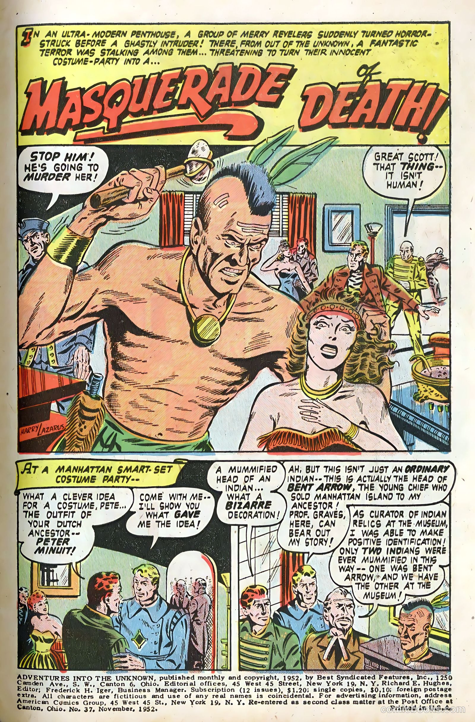 Adventures into the Unknown #37 — page 3 of 36