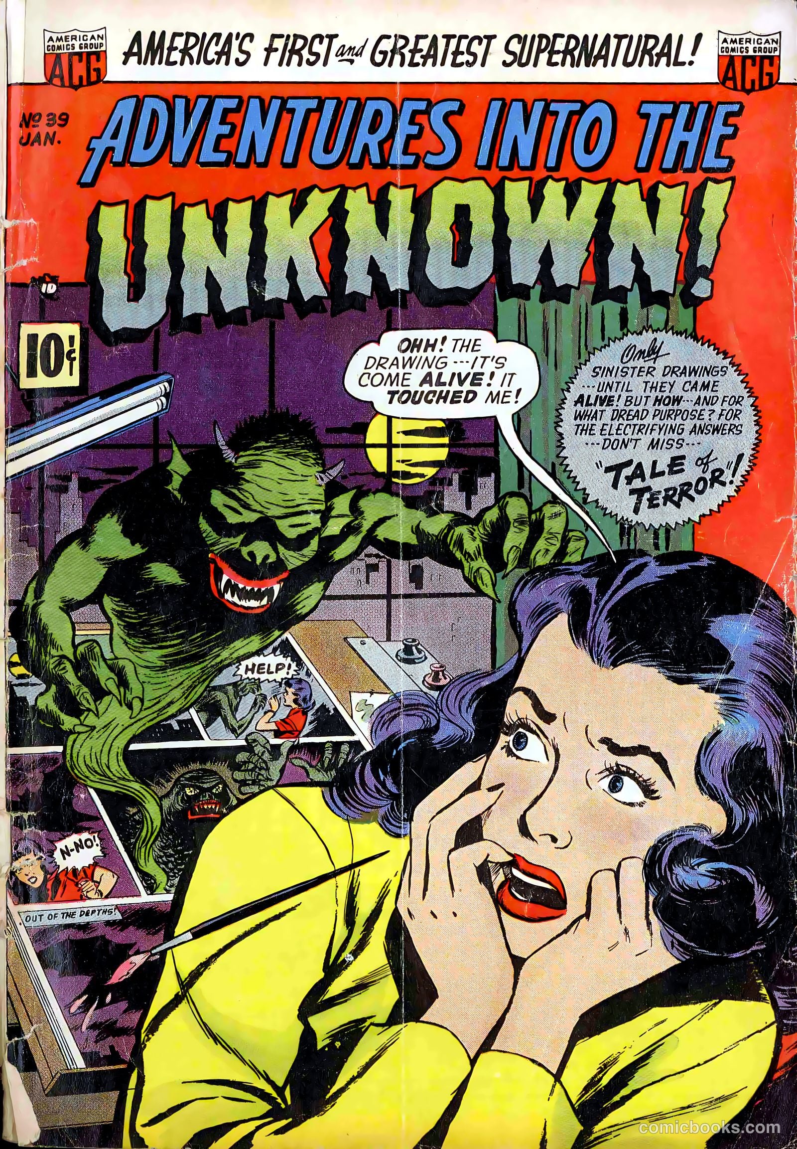 Adventures into the Unknown #39 — page 1 of 36