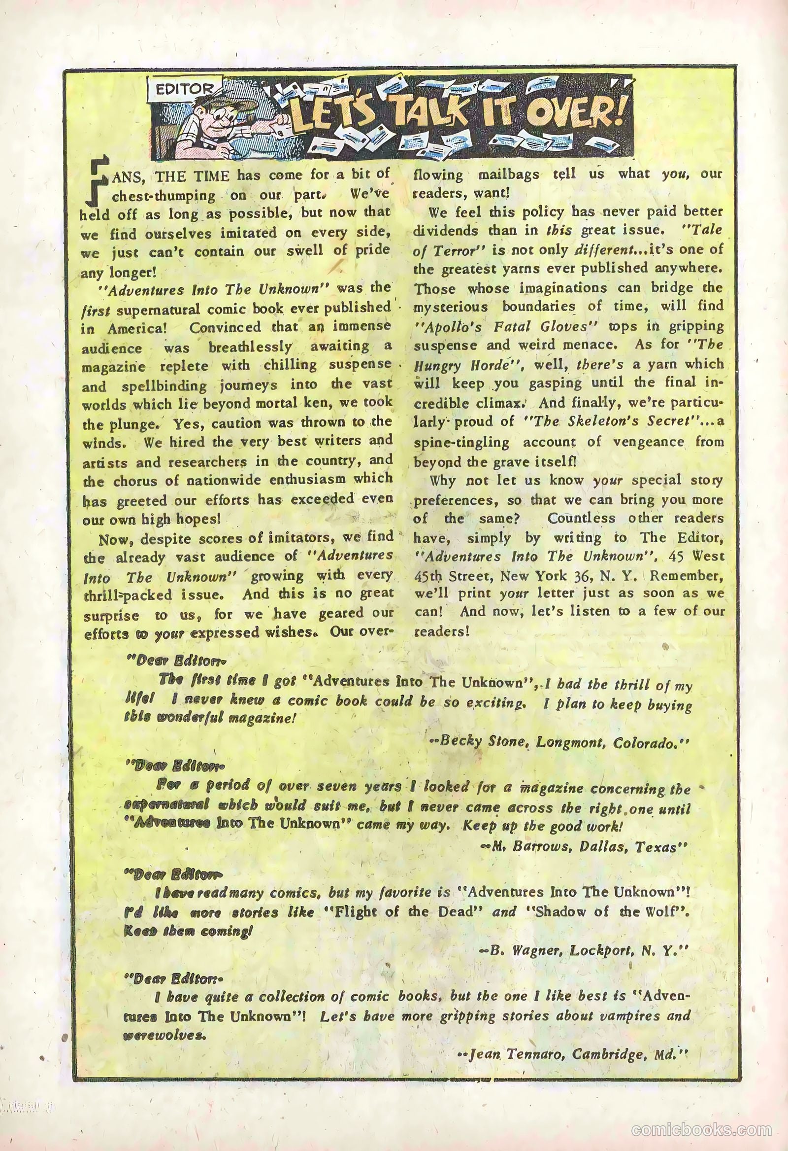 Adventures into the Unknown #39 — page 26 of 36