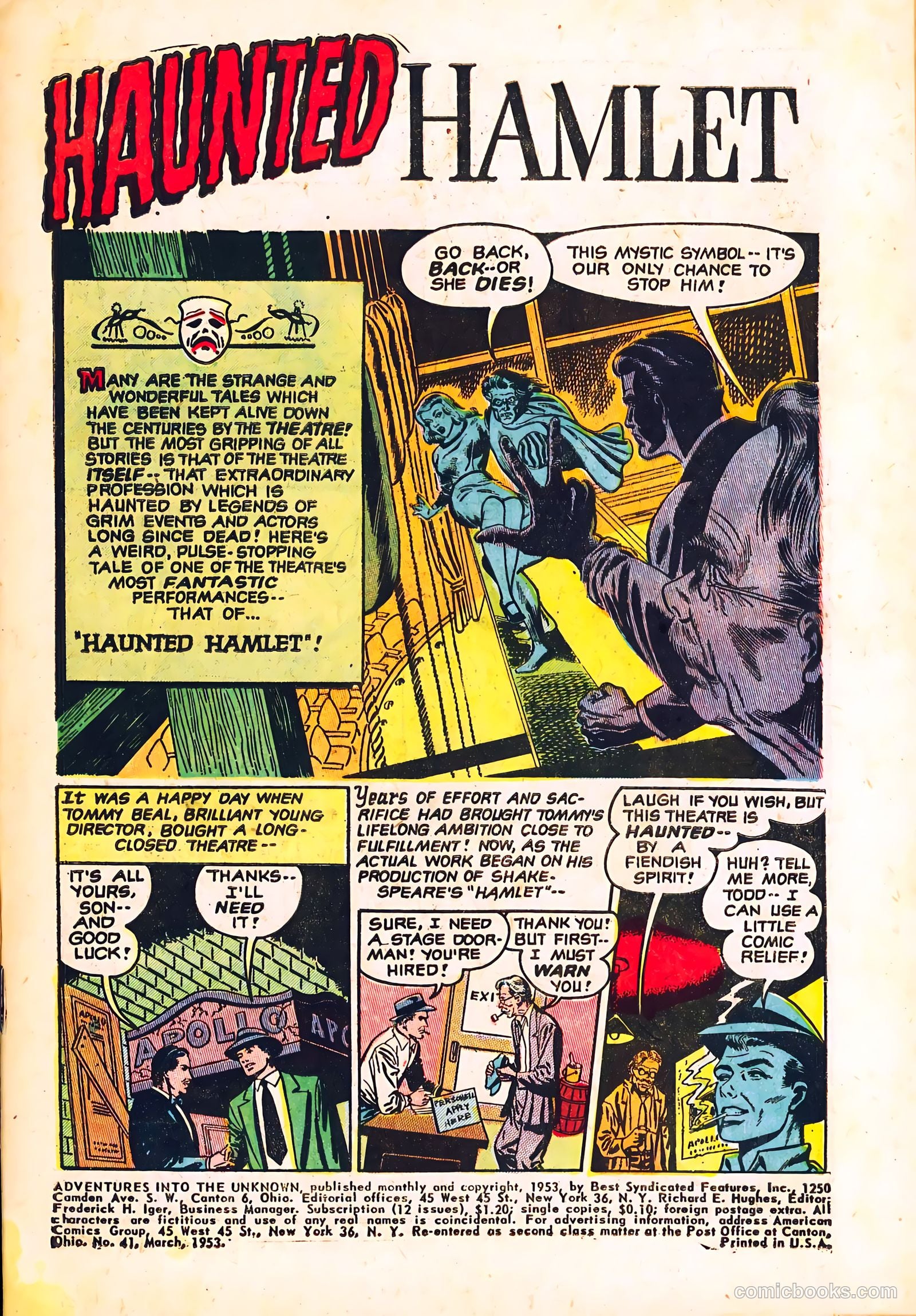 Adventures into the Unknown #41 — page 3 of 36