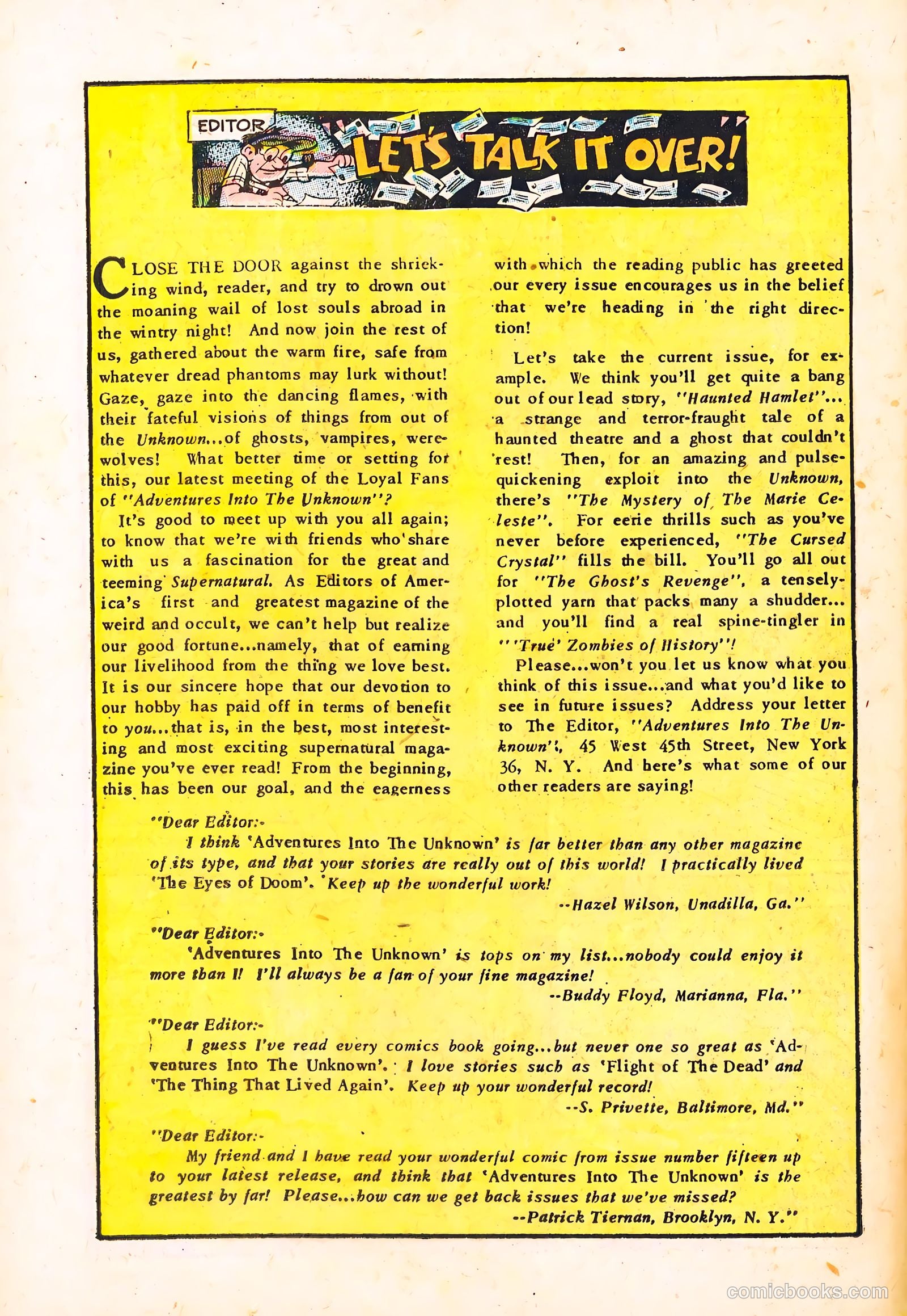 Adventures into the Unknown #41 — page 22 of 36