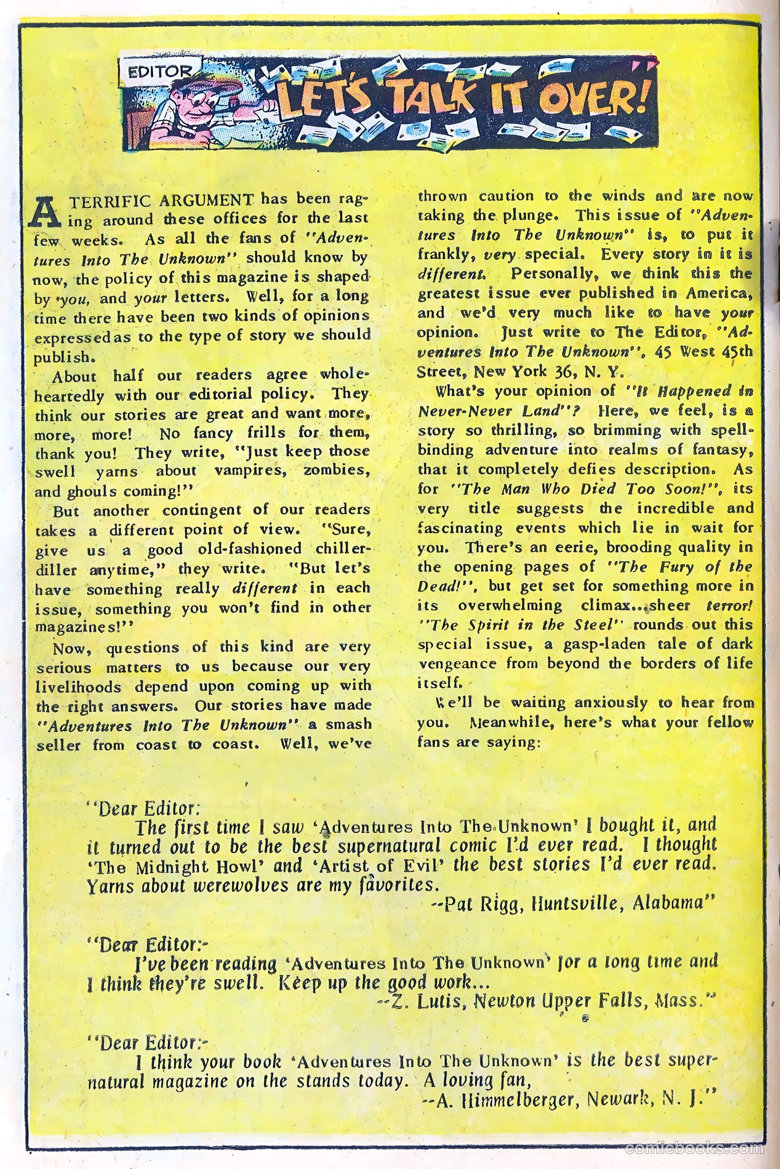 Adventures into the Unknown #43 — page 26 of 35