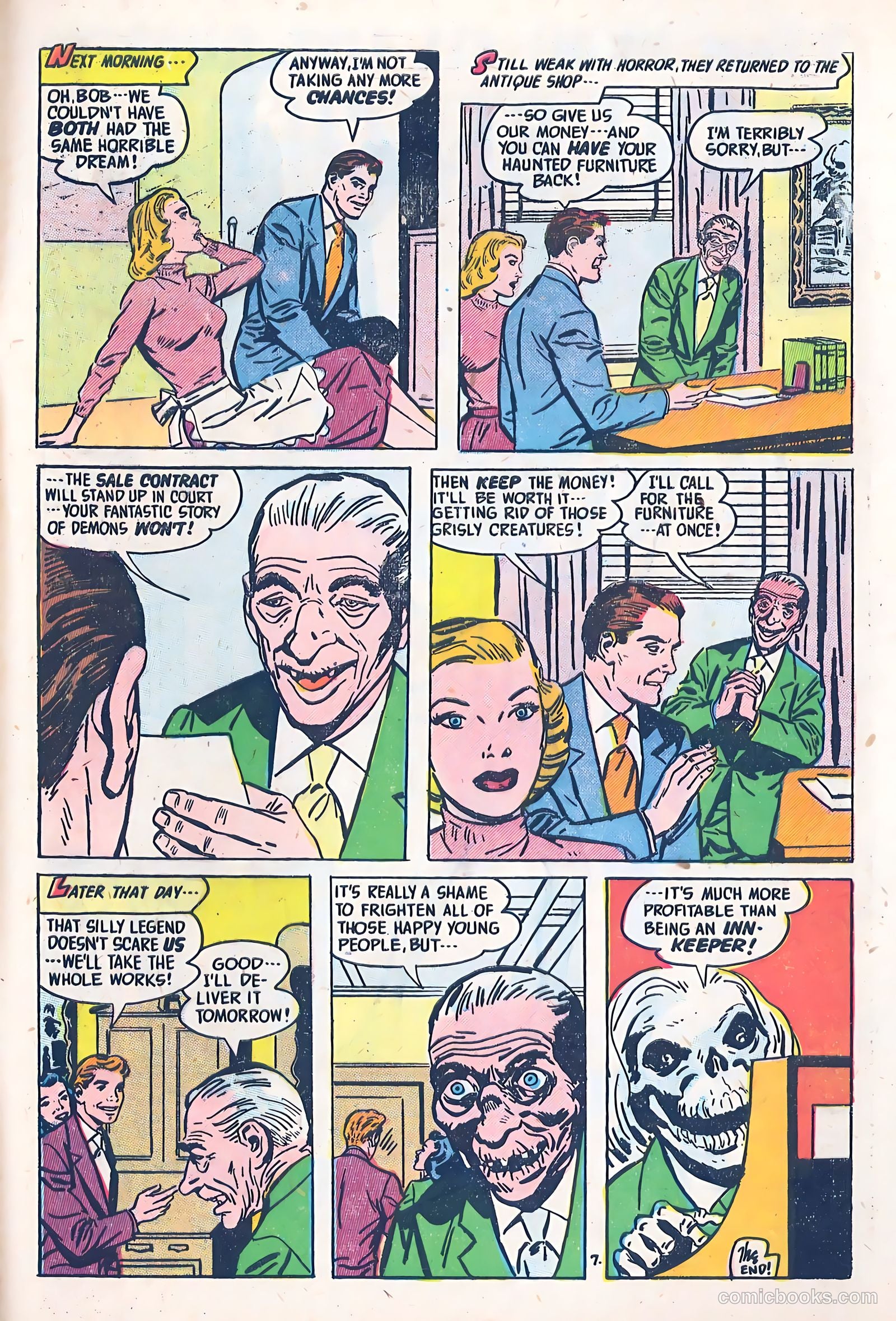 Adventures into the Unknown #46 — page 33 of 36