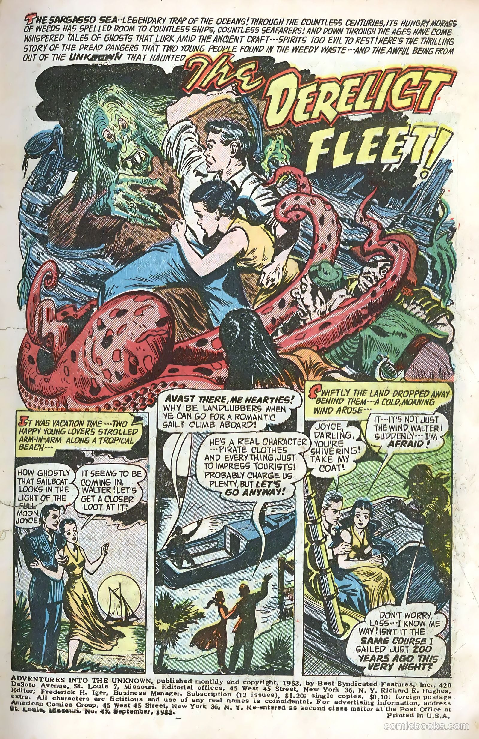 Adventures into the Unknown #47 — page 3 of 36