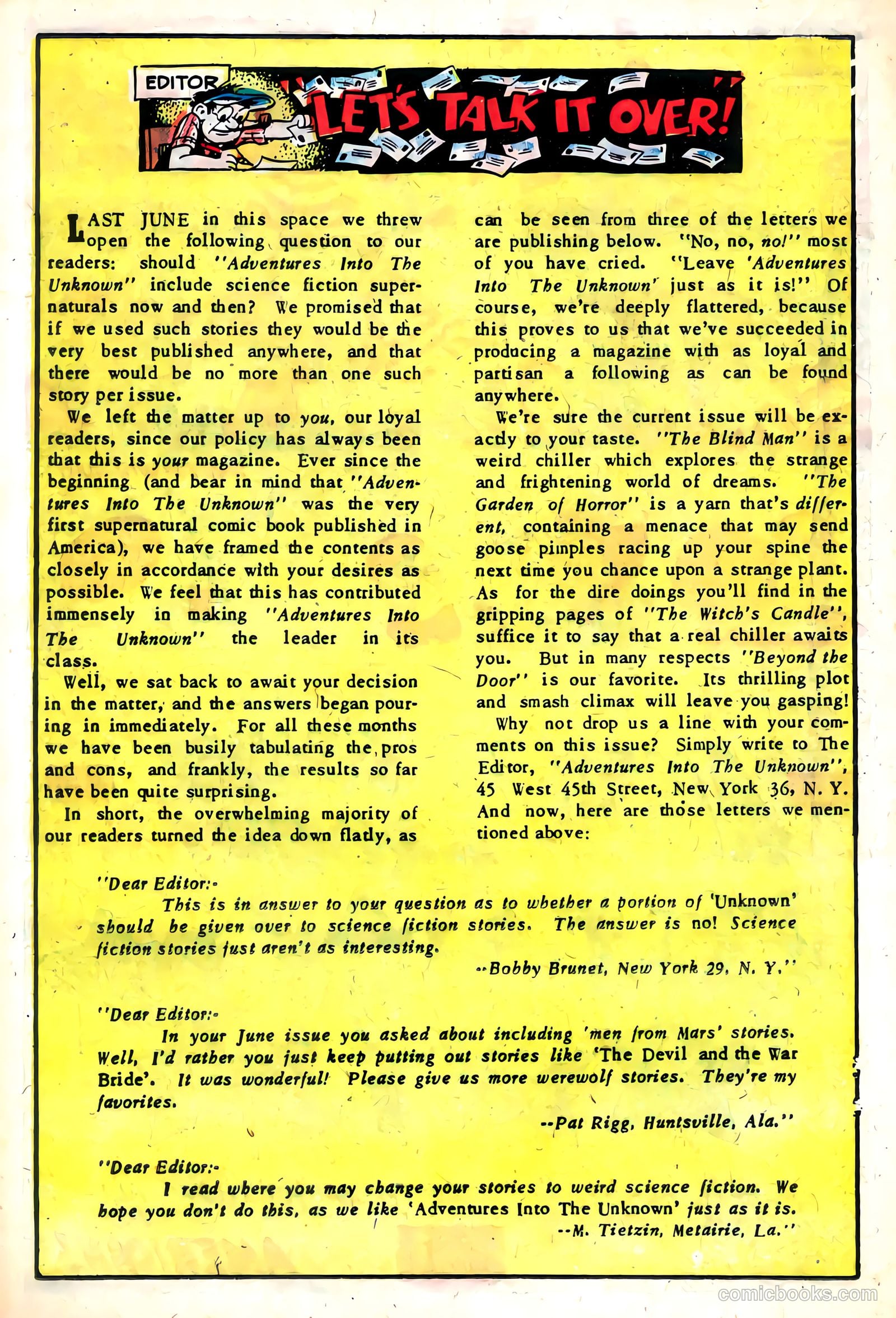Adventures into the Unknown #48 — page 18 of 36
