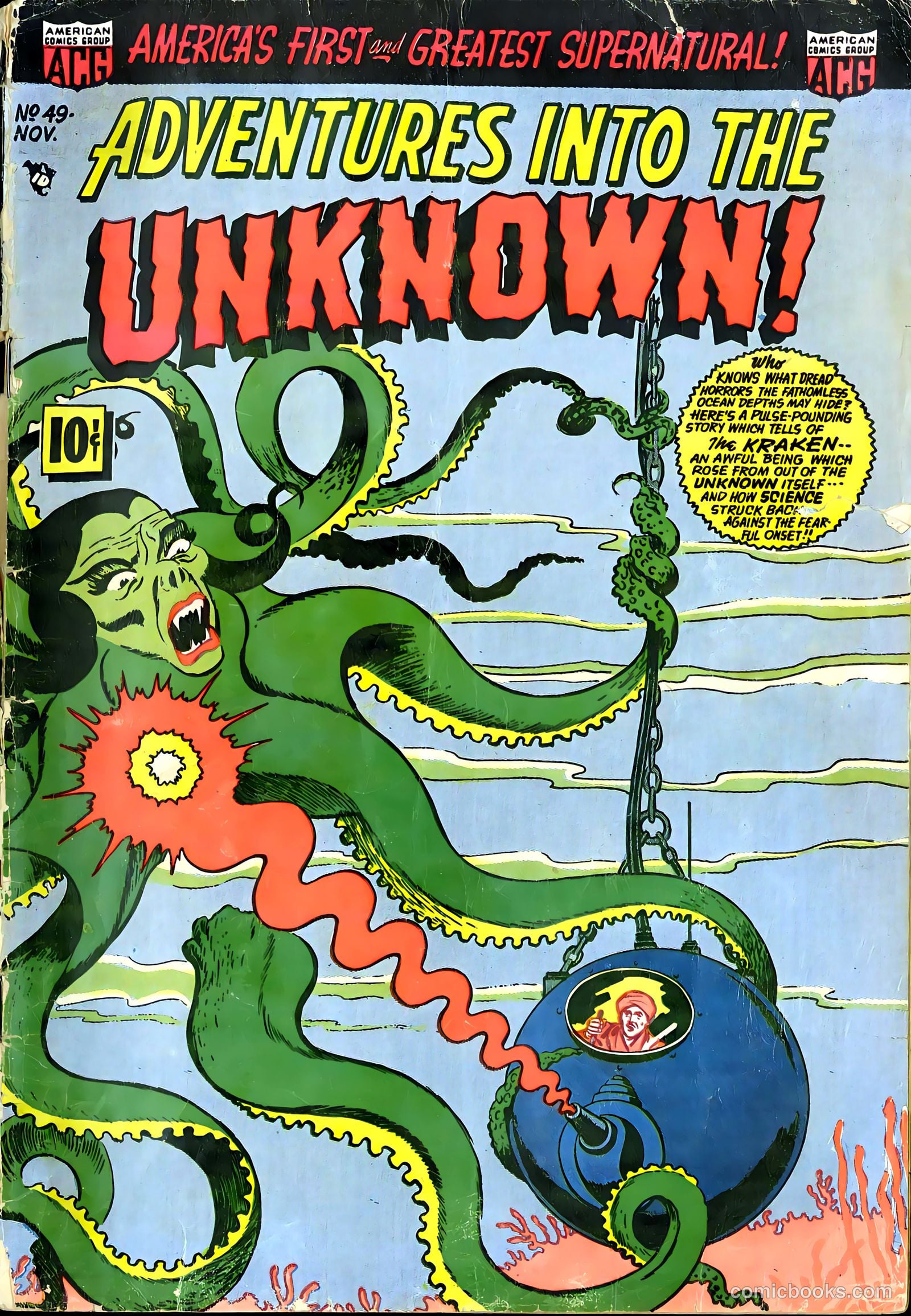 Adventures into the Unknown #49 — page 1 of 36