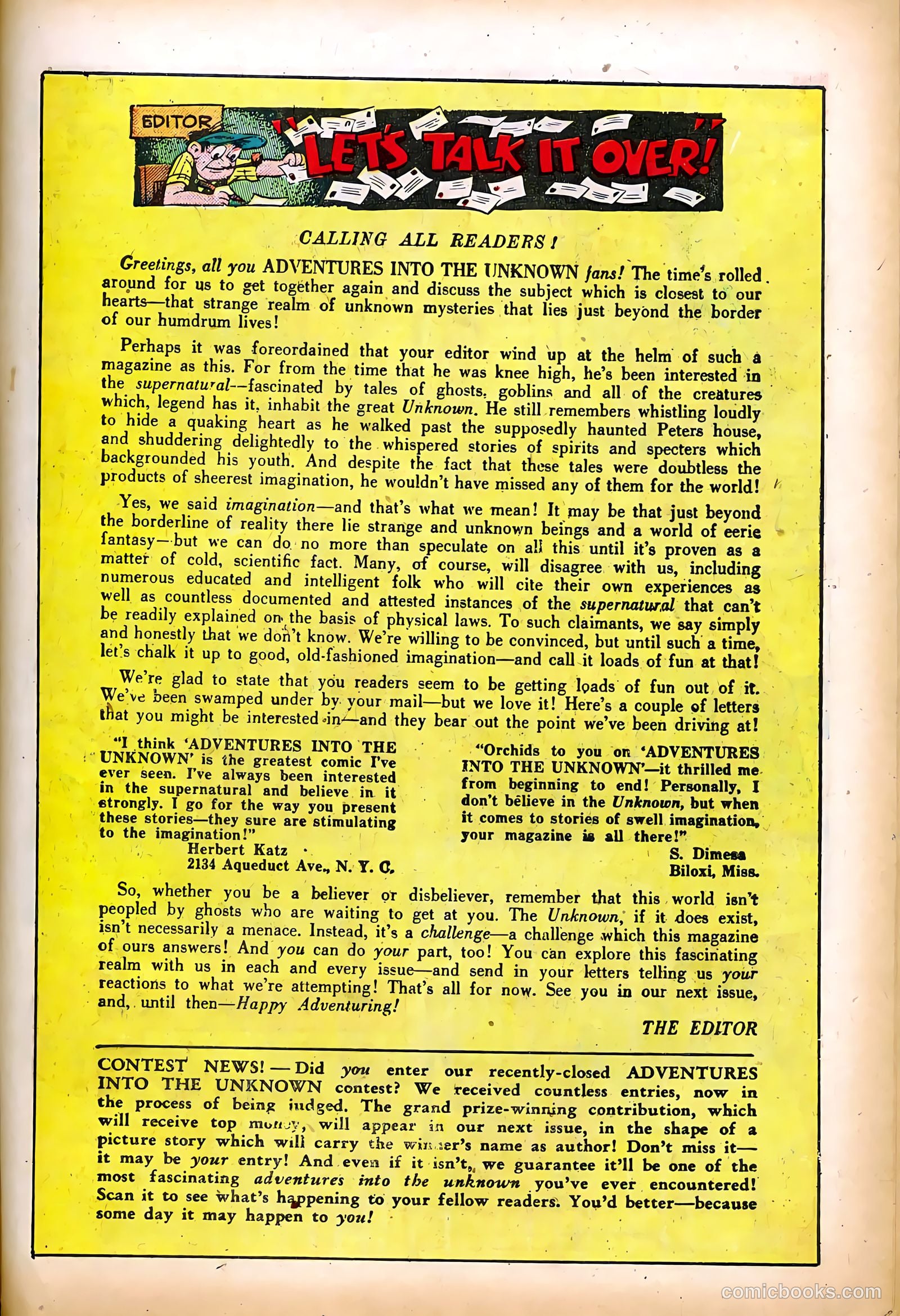 Adventures into the Unknown #5 — page 39 of 52