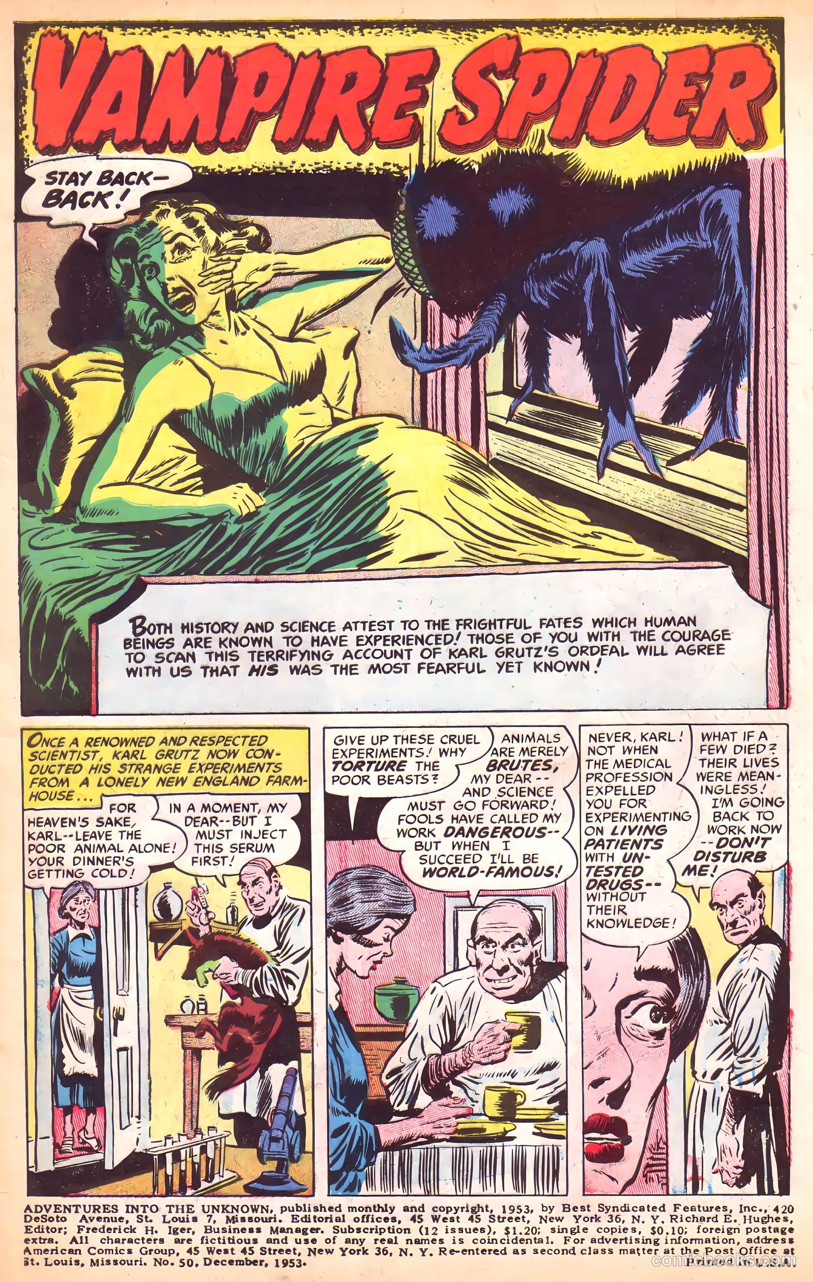 Adventures into the Unknown #50 — page 3 of 36