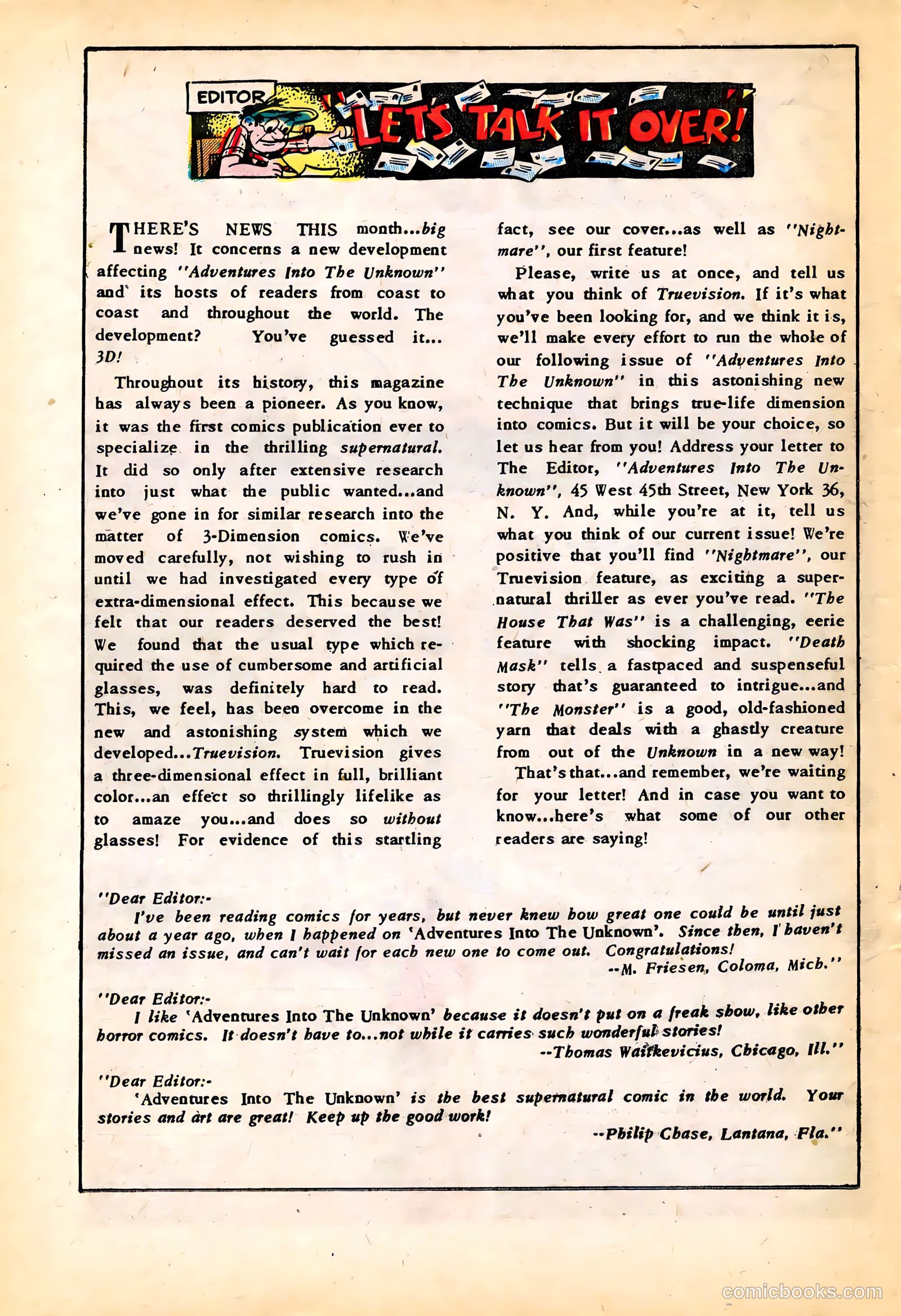 Adventures into the Unknown #51 — page 20 of 36