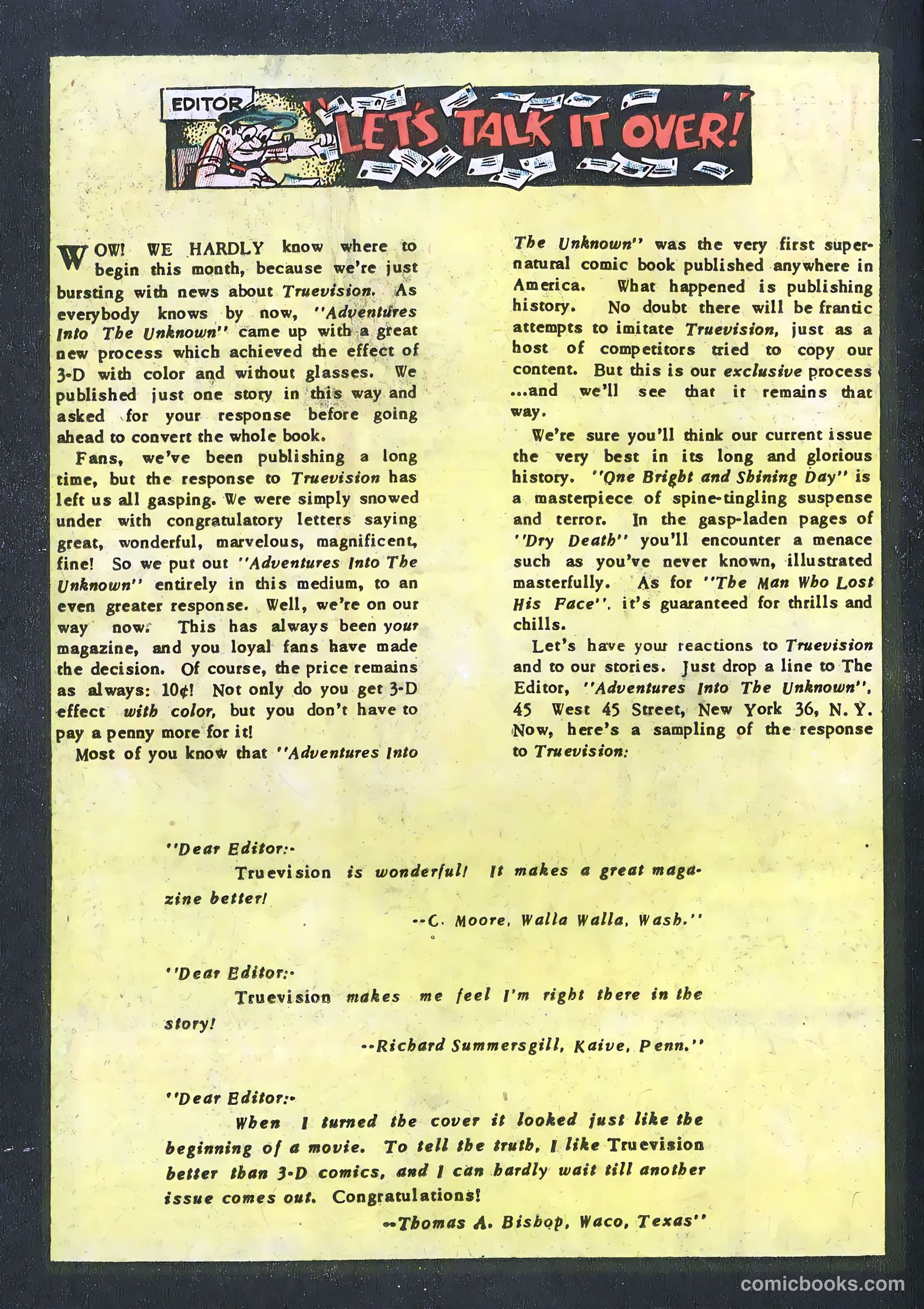 Adventures into the Unknown #54 — page 22 of 36