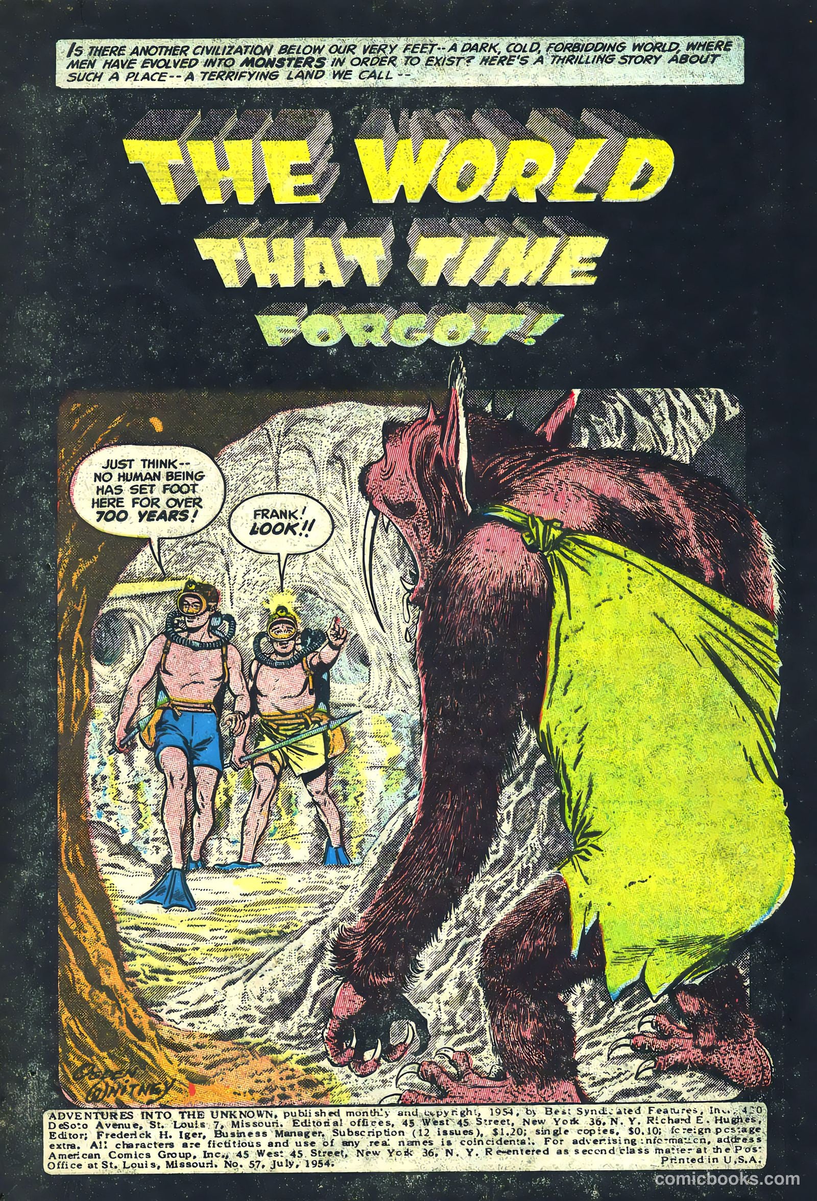 Adventures into the Unknown #57 — page 3 of 36