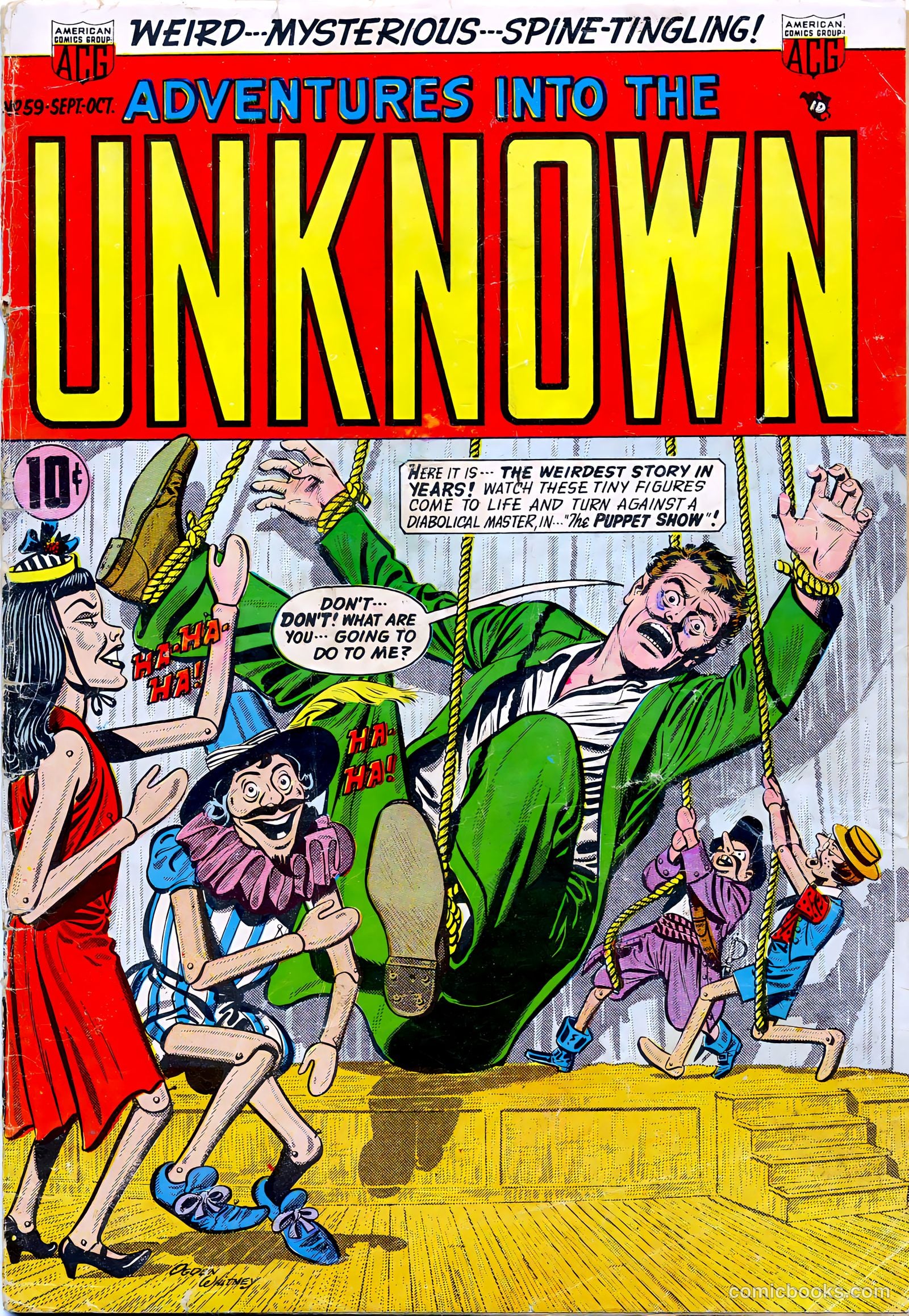 Adventures into the Unknown #59 — page 1 of 36