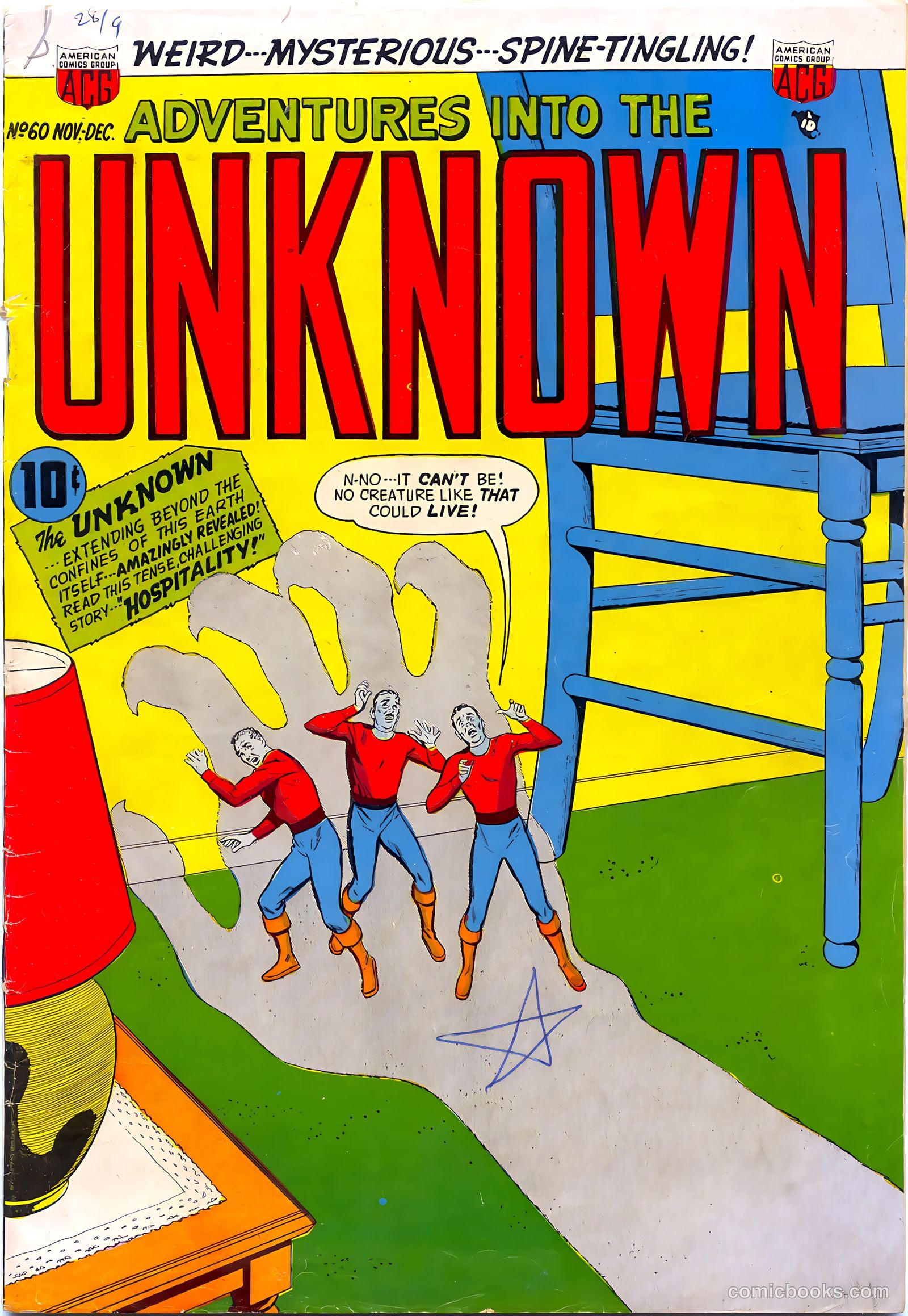 Adventures into the Unknown #60 — page 1 of 36