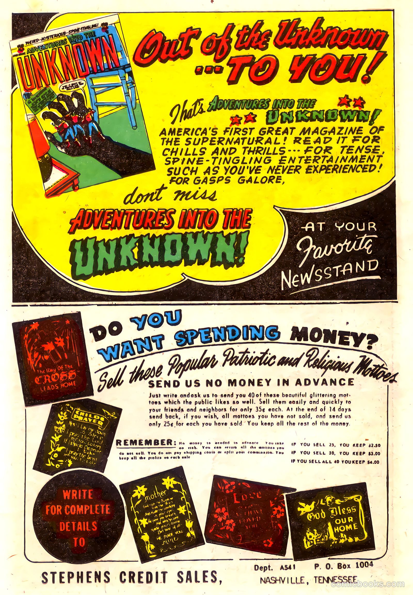 Adventures into the Unknown #60 — page 21 of 36