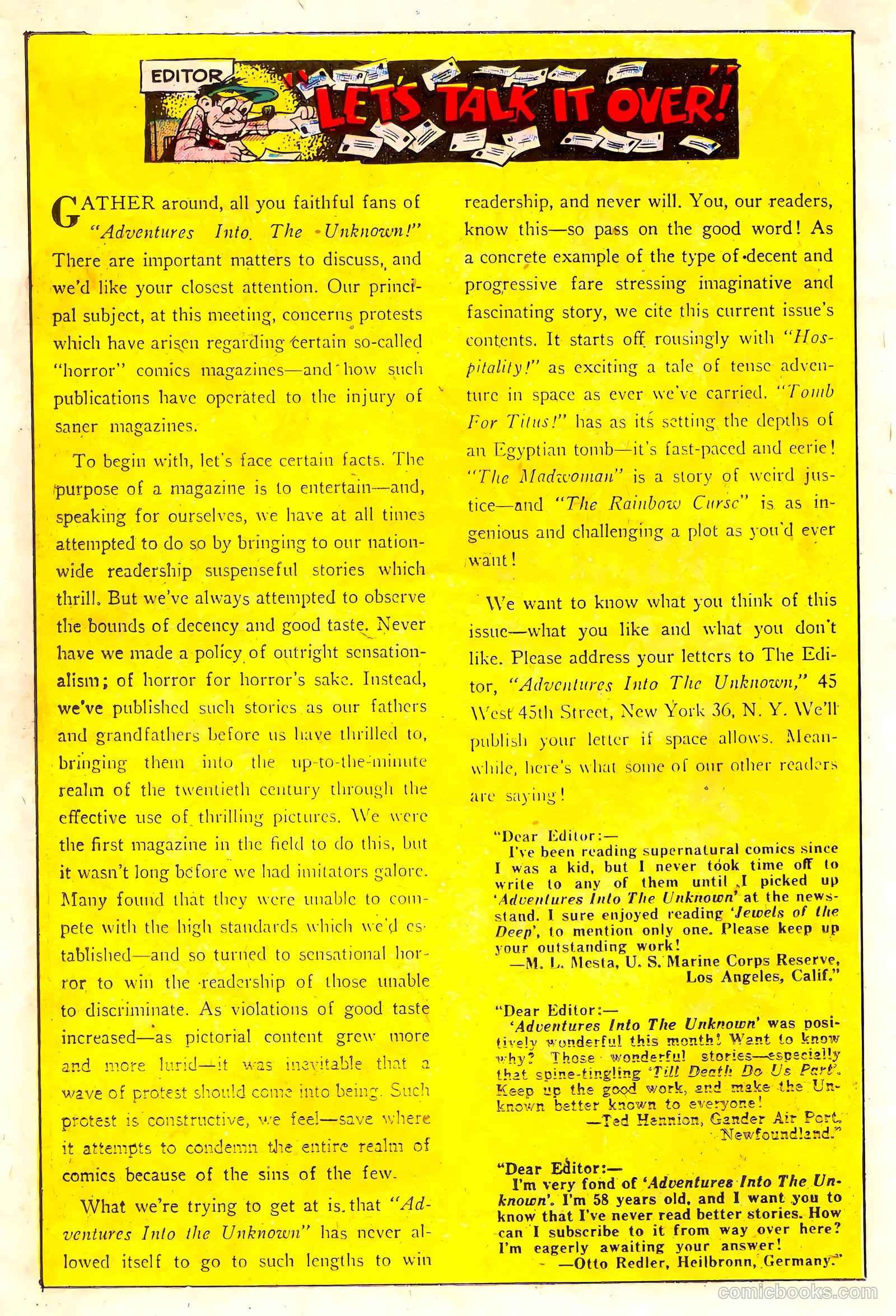 Adventures into the Unknown #60 — page 22 of 36