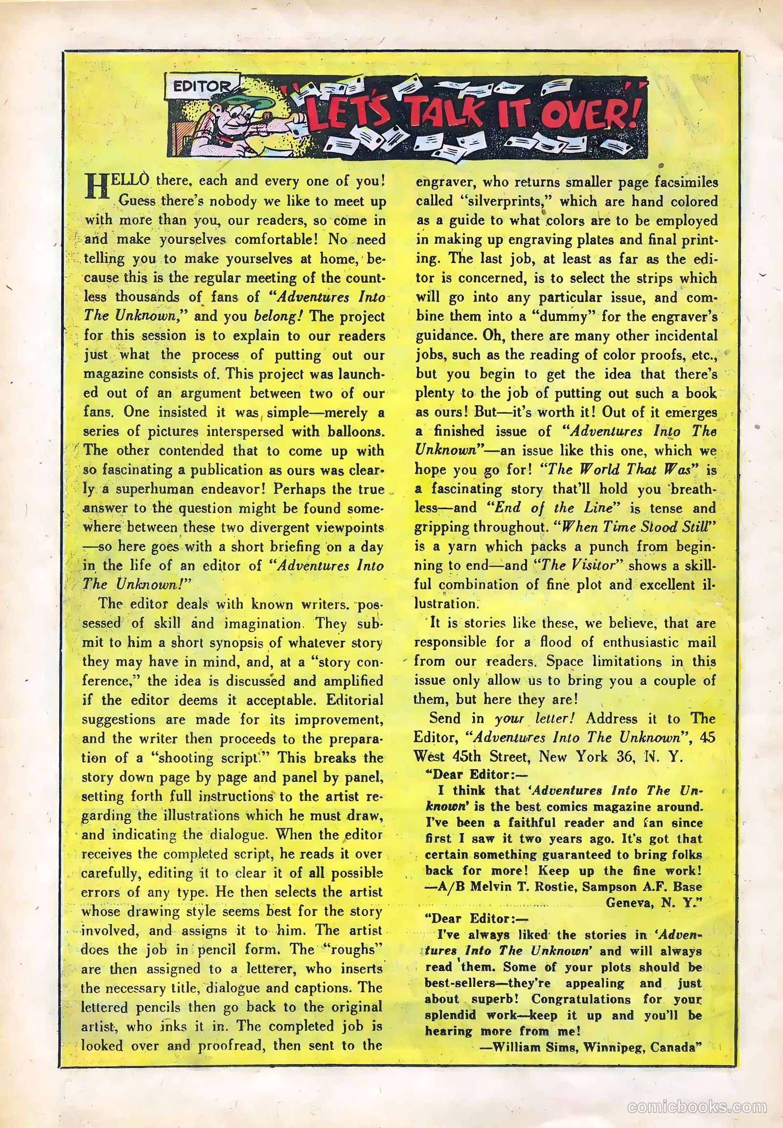 Adventures into the Unknown #61 — page 22 of 36