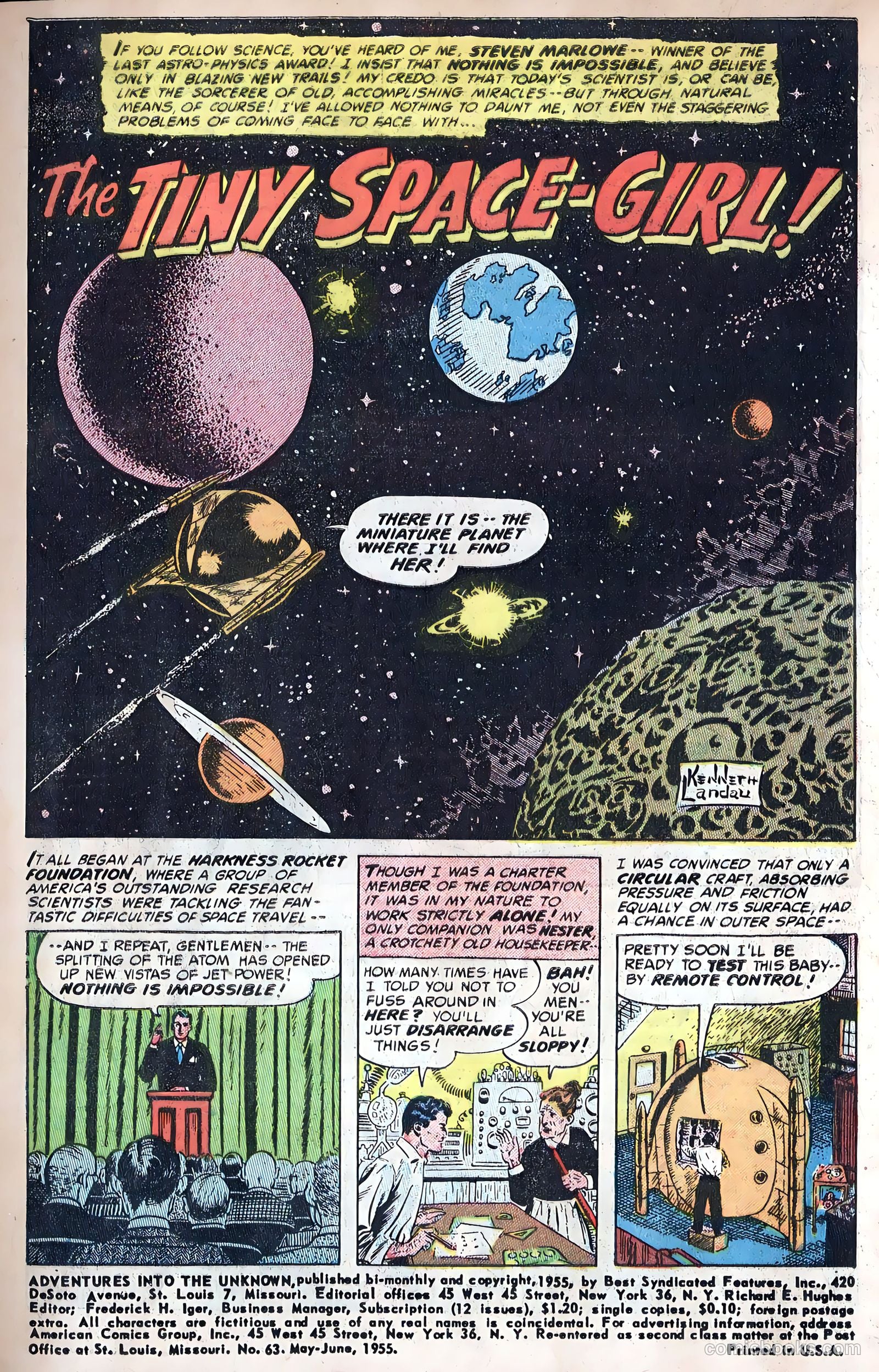 Adventures into the Unknown #63 — page 3 of 36