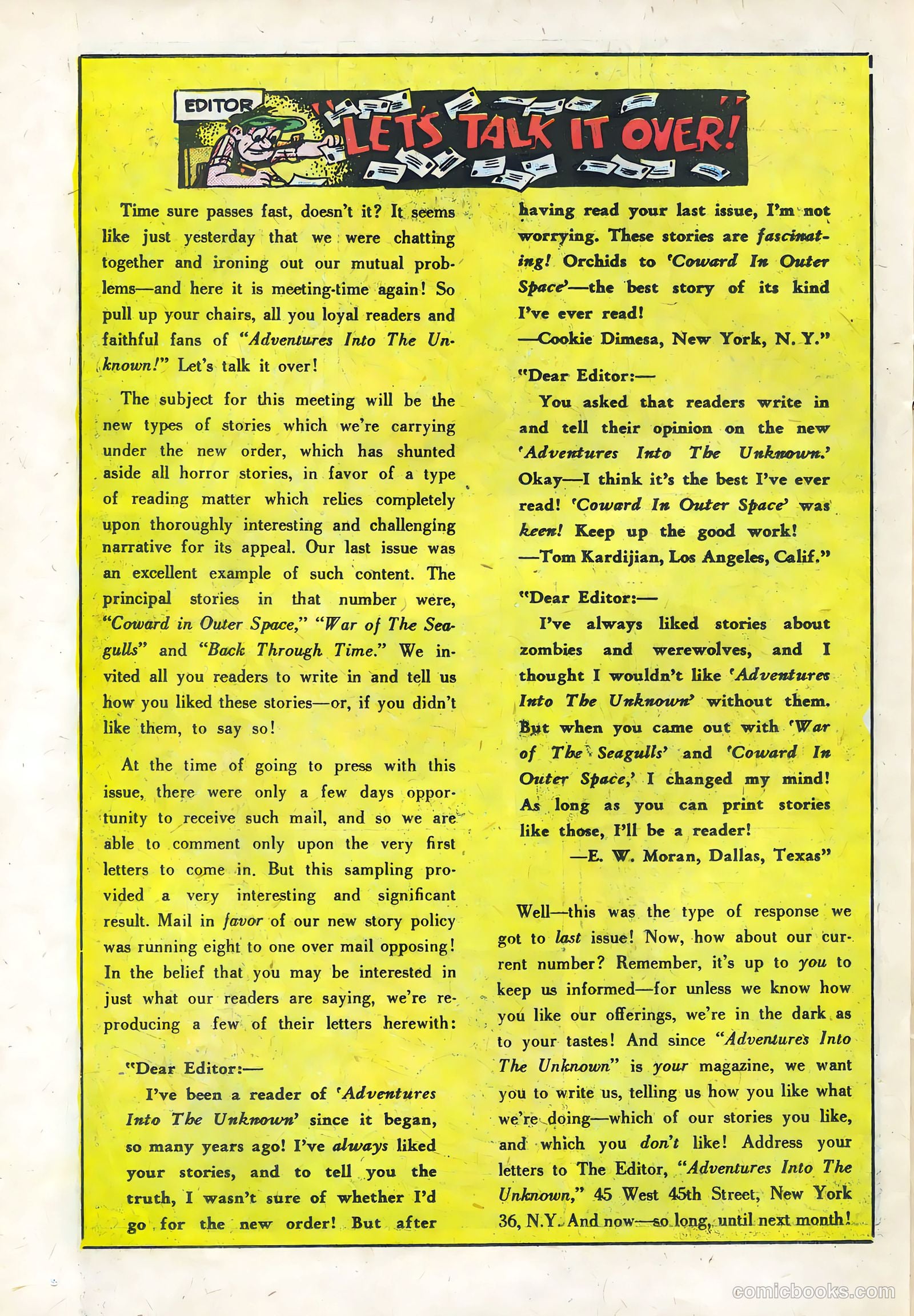 Adventures into the Unknown #65 — page 22 of 36