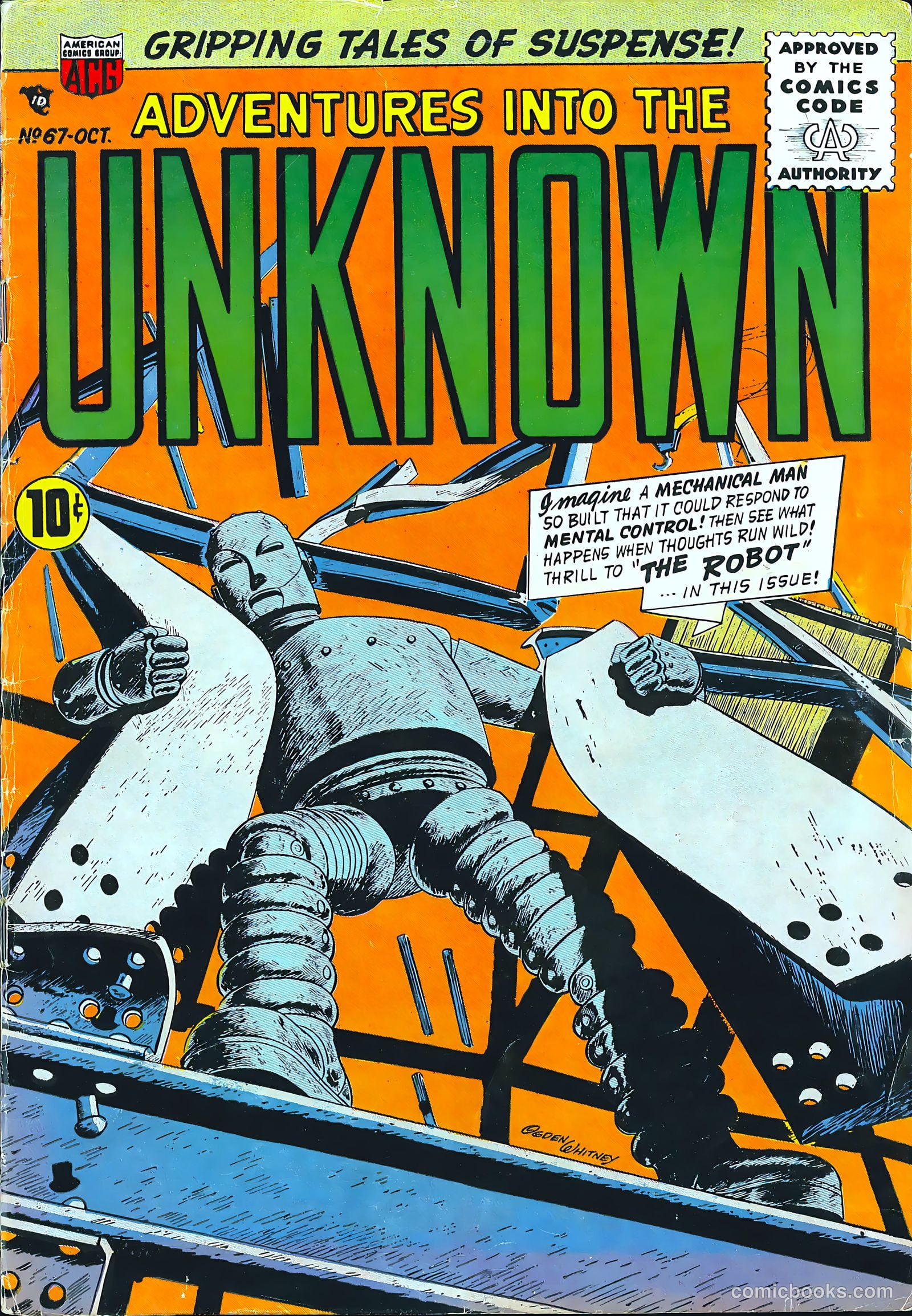 Adventures into the Unknown #67 — page 1 of 36