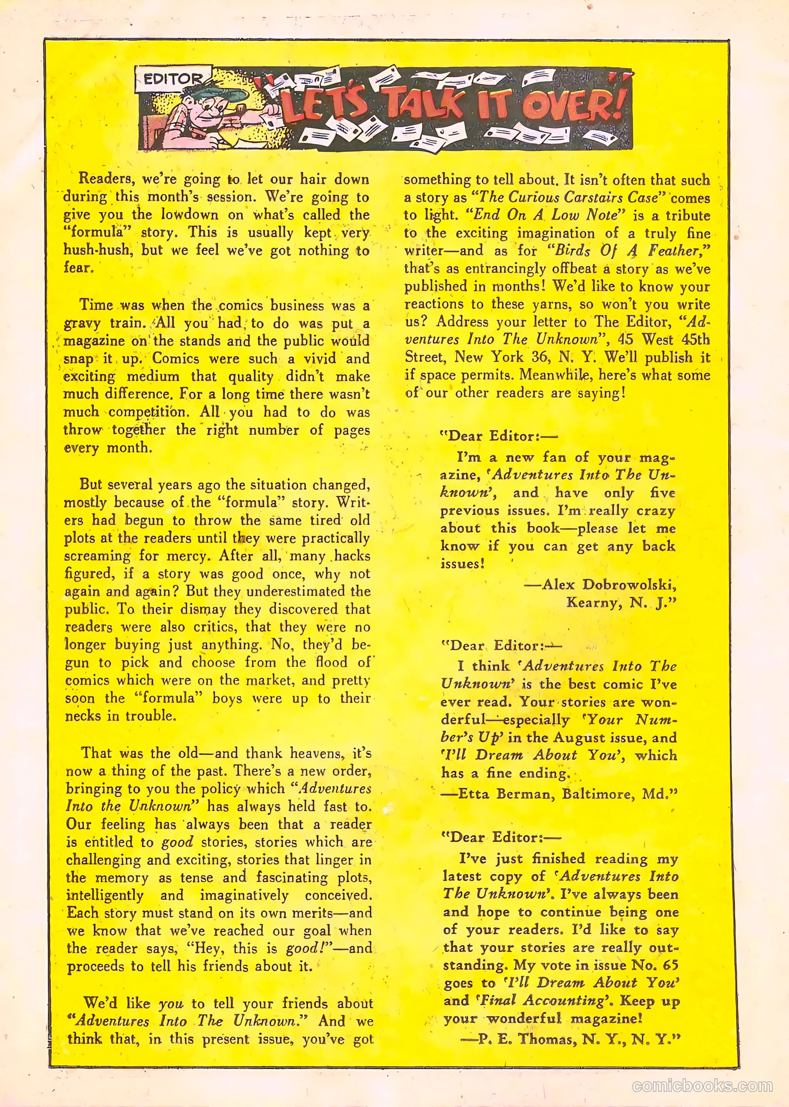 Adventures into the Unknown #69 — page 26 of 36