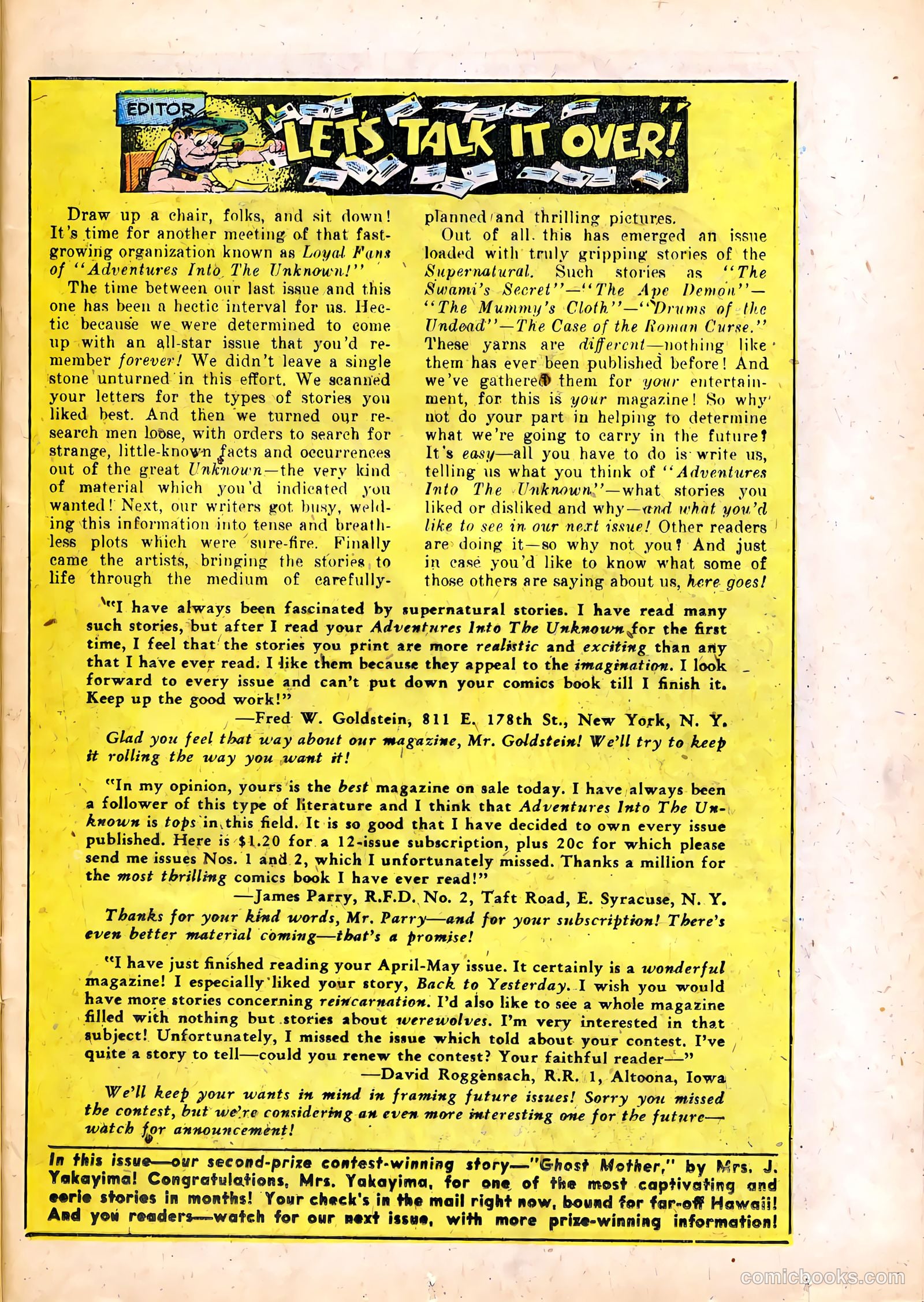 Adventures into the Unknown #7 — page 37 of 52
