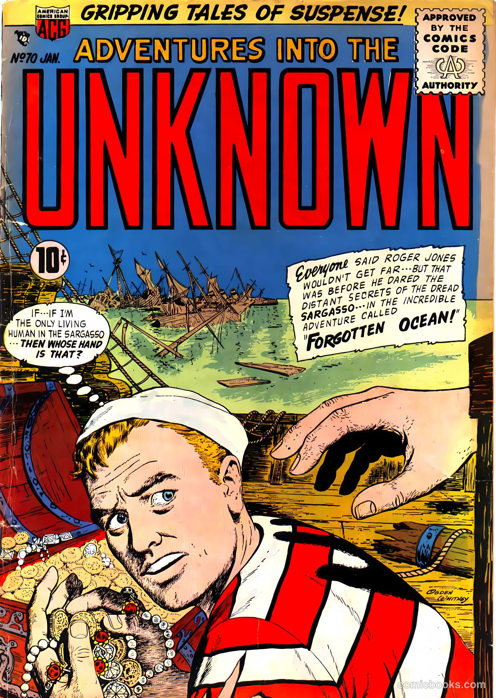 Adventures into the Unknown #70 — page 1 of 36