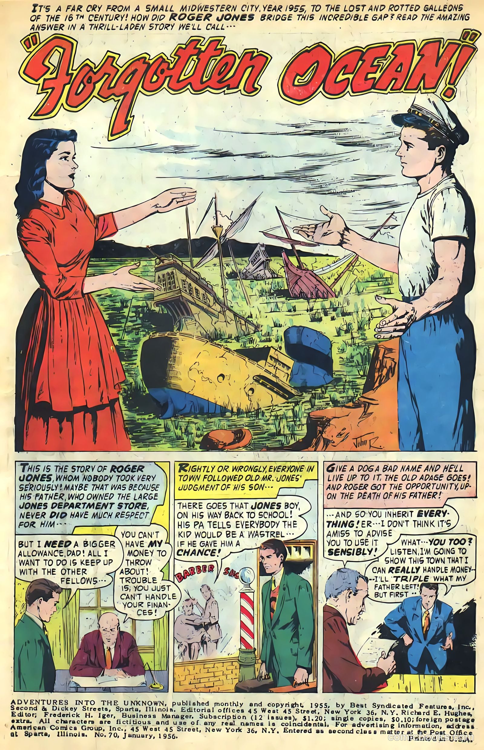 Adventures into the Unknown #70 — page 3 of 36