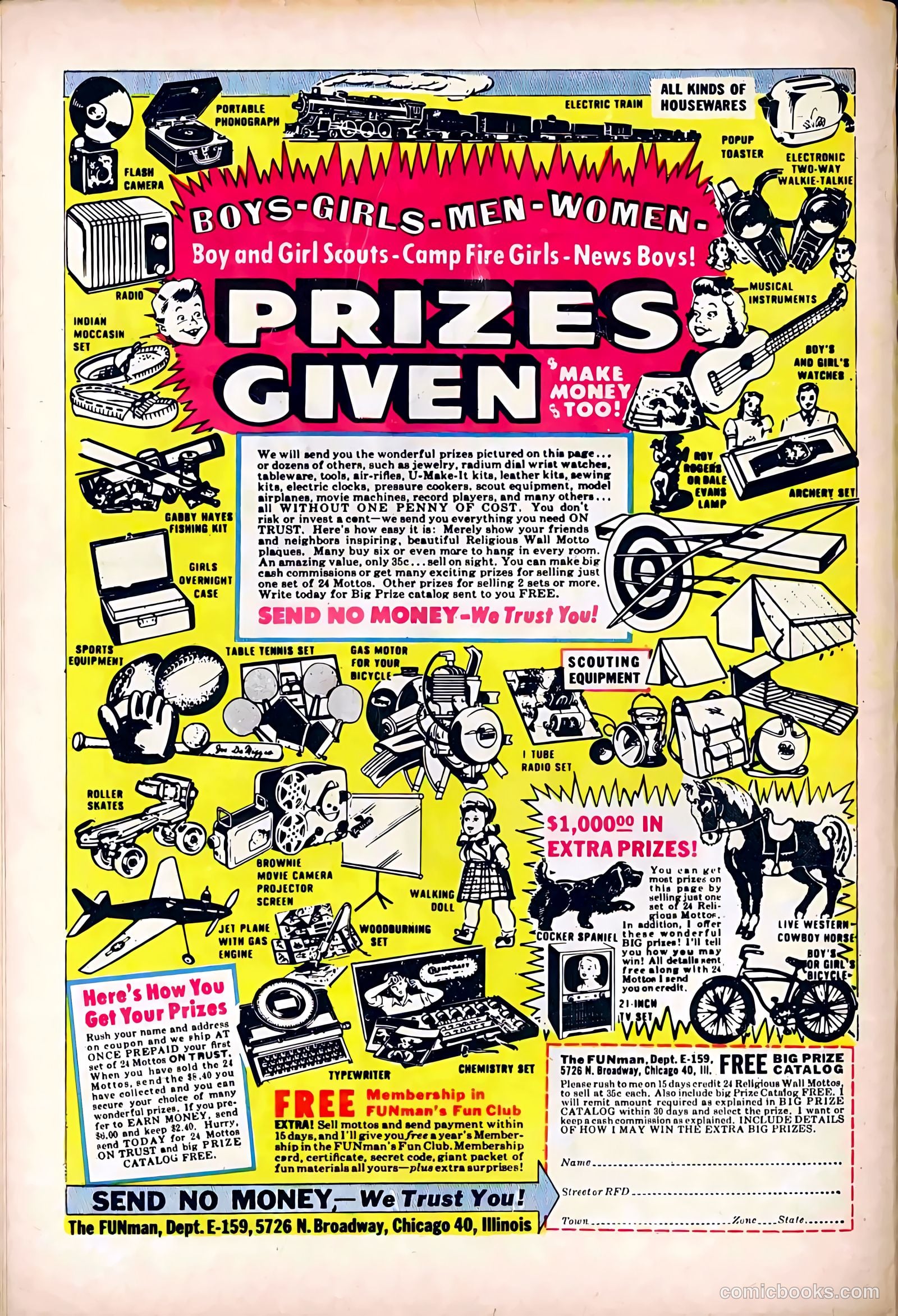 Adventures into the Unknown #70 — page 36 of 36