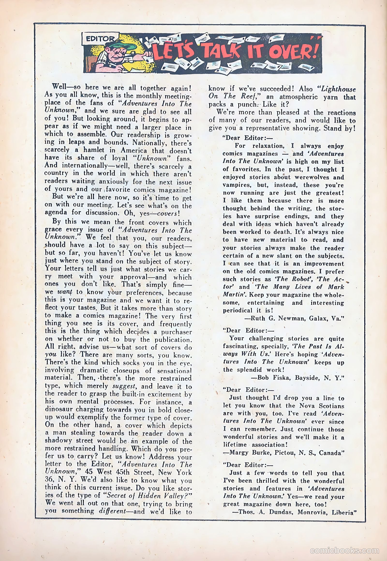 Adventures into the Unknown #71 — page 24 of 36