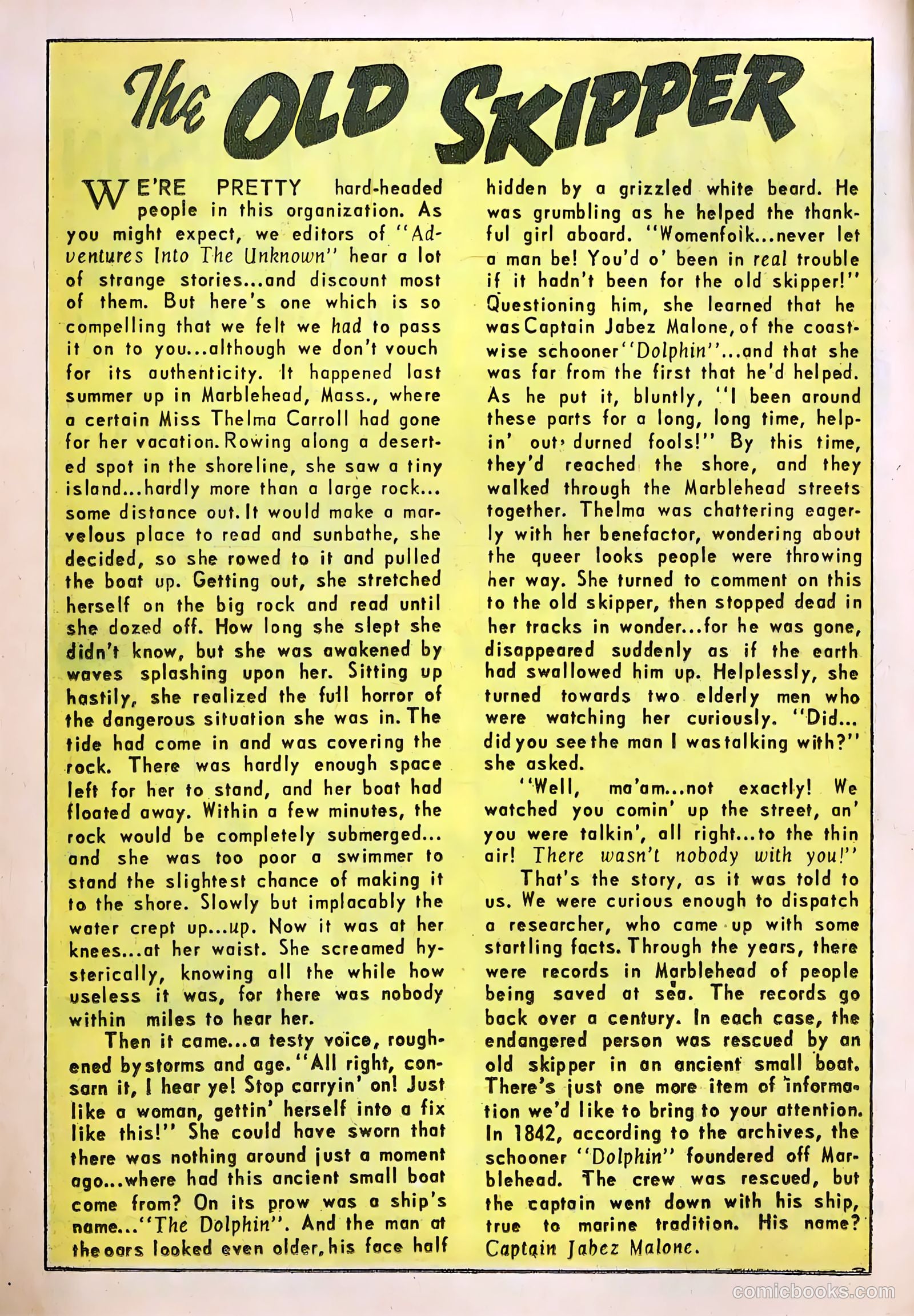 Adventures into the Unknown #73 — page 12 of 36