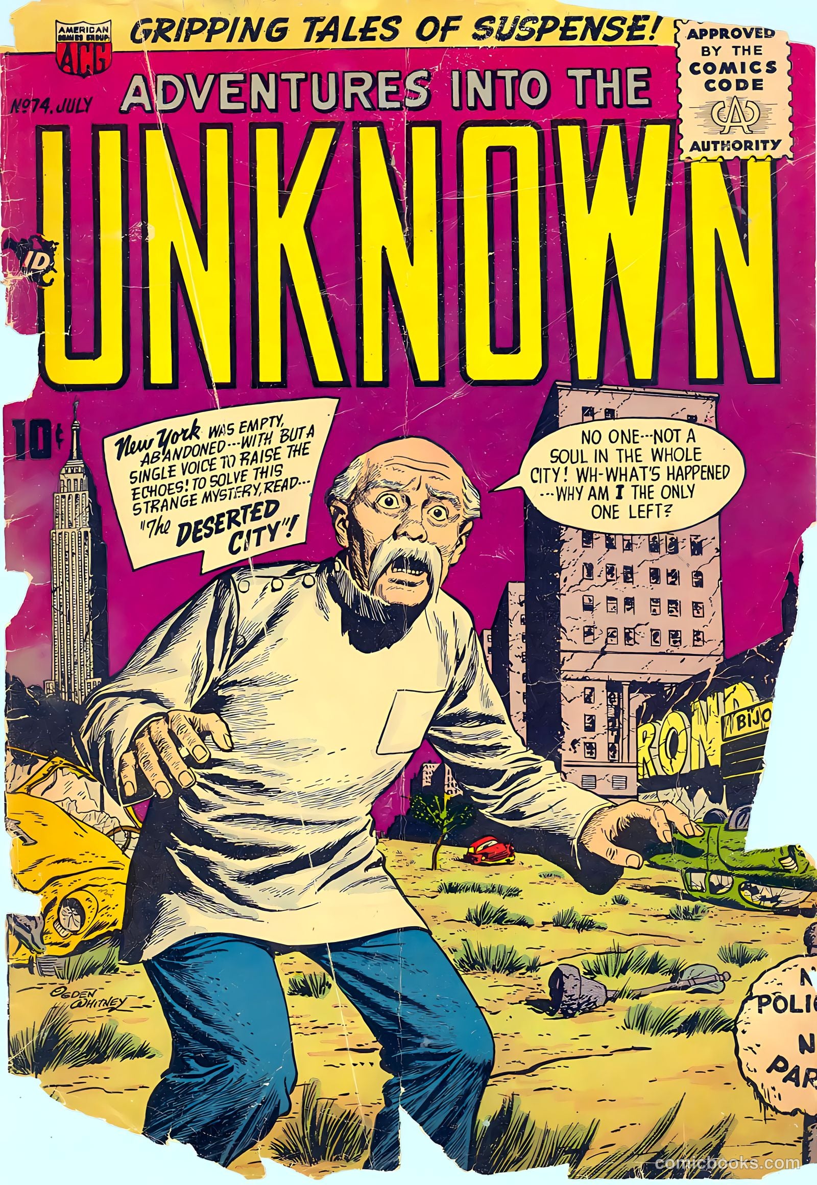 Adventures into the Unknown #74 — page 1 of 36