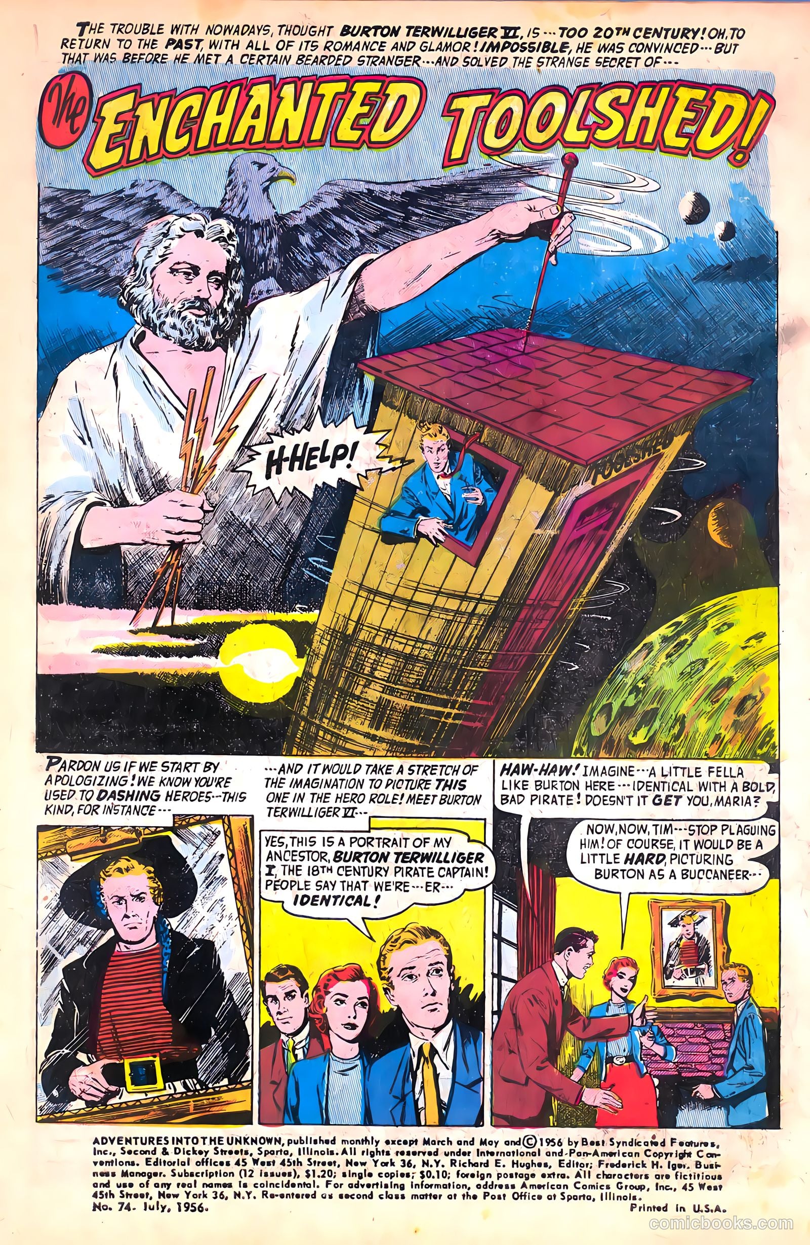 Adventures into the Unknown #74 — page 3 of 36