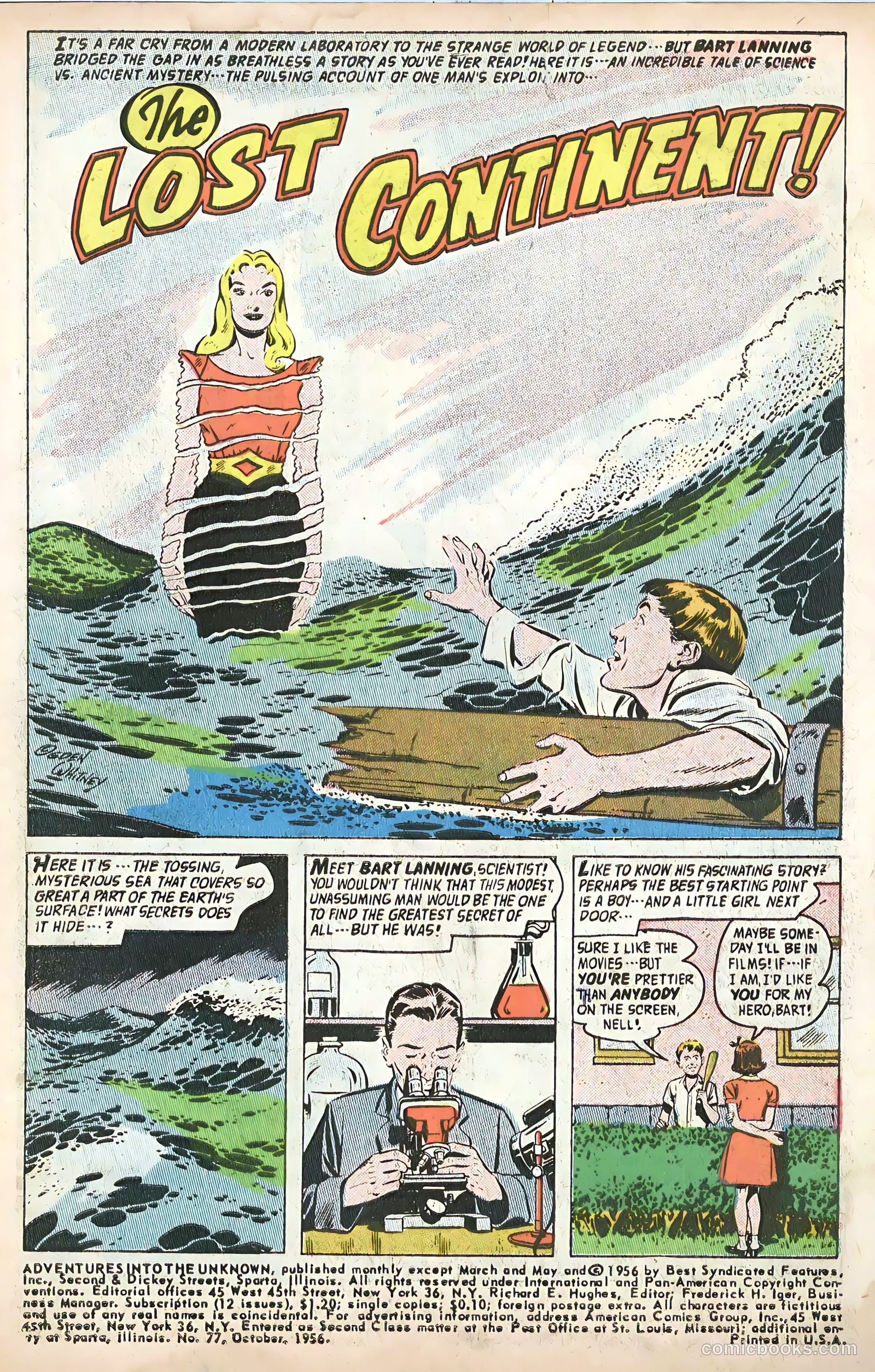 Adventures into the Unknown #77 — page 3 of 36