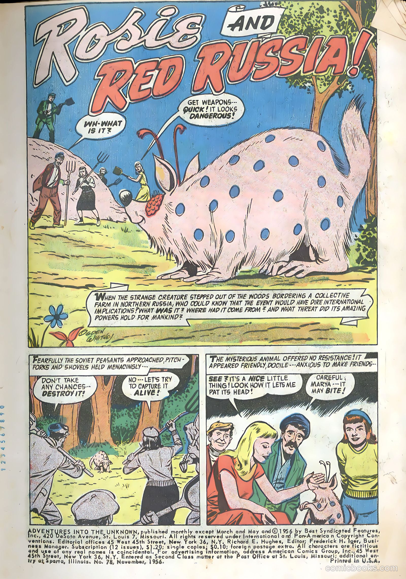 Adventures into the Unknown #78 — page 3 of 36