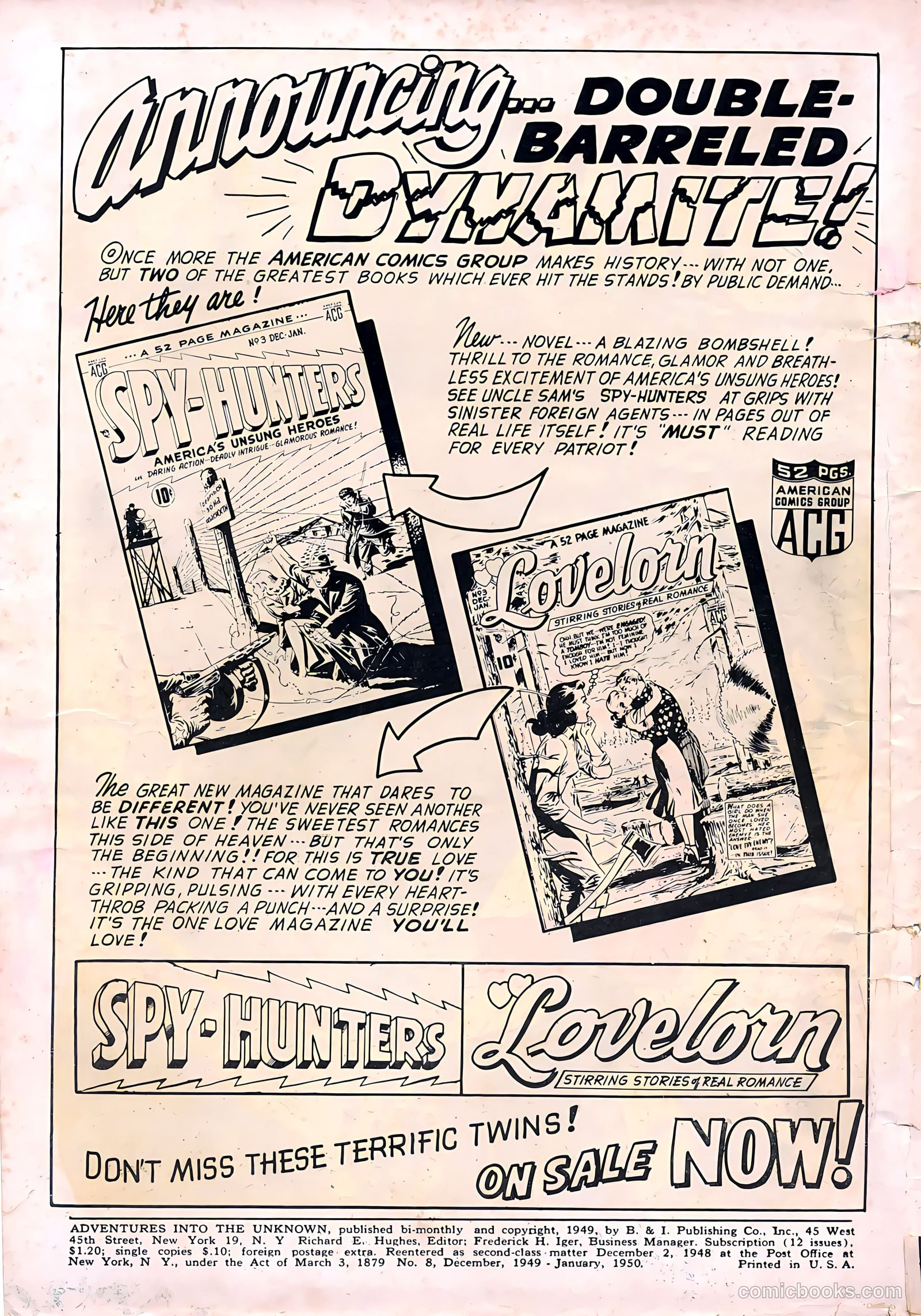 Adventures into the Unknown #8 — page 2 of 52