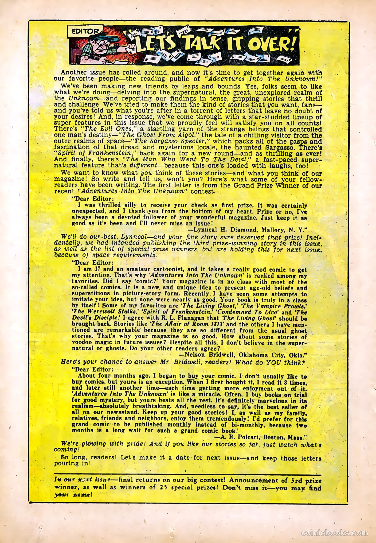 Adventures into the Unknown #8 — page 20 of 52