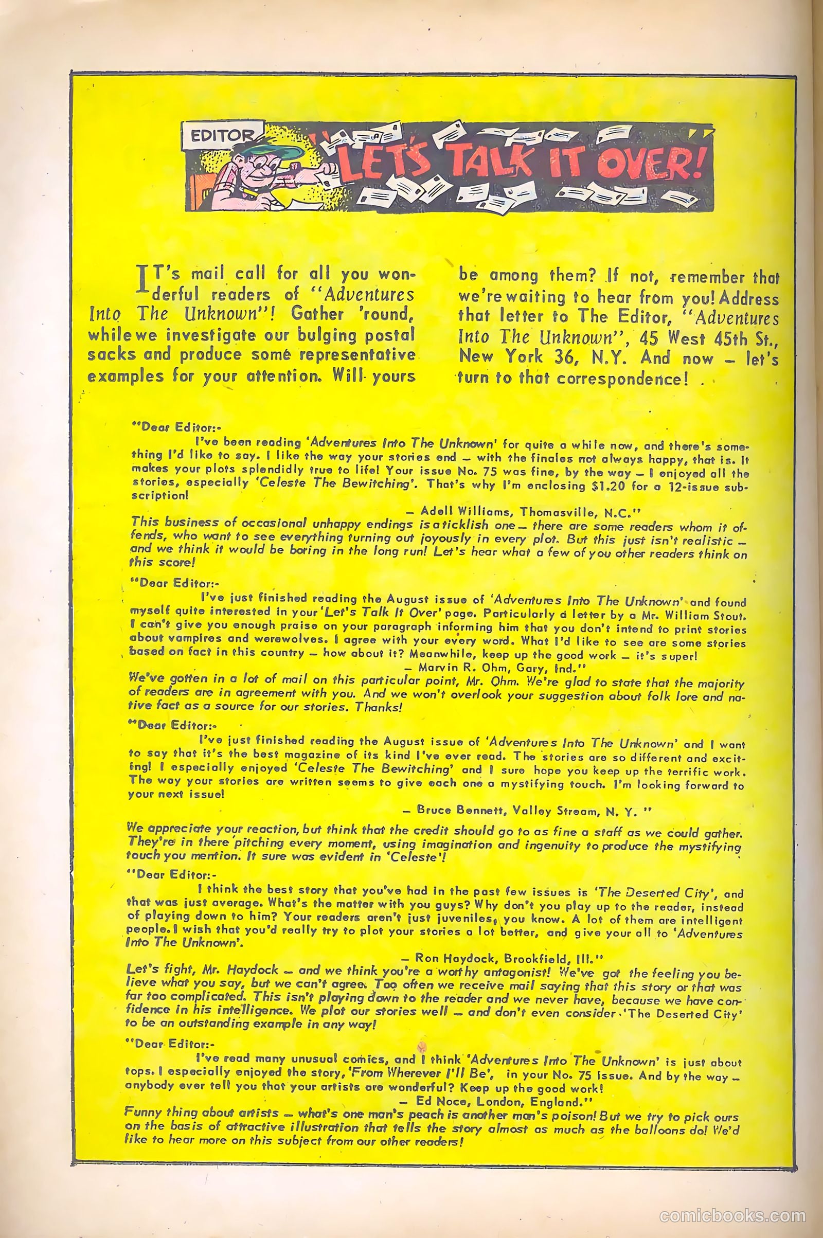 Adventures into the Unknown #80 — page 24 of 36
