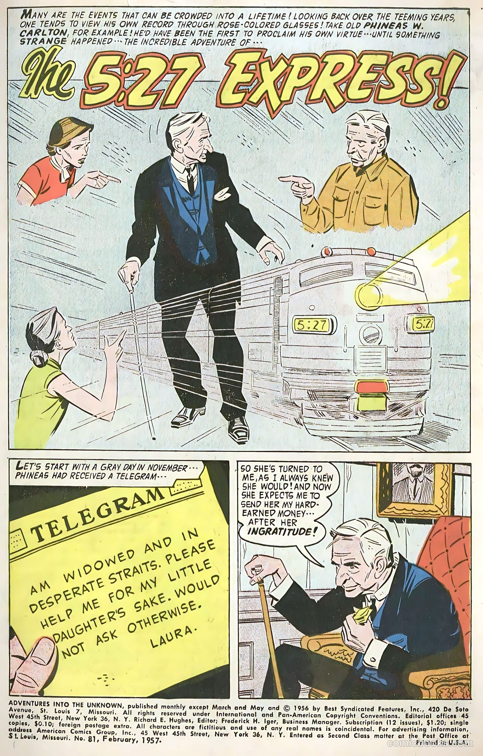 Adventures into the Unknown #81 — page 3 of 36