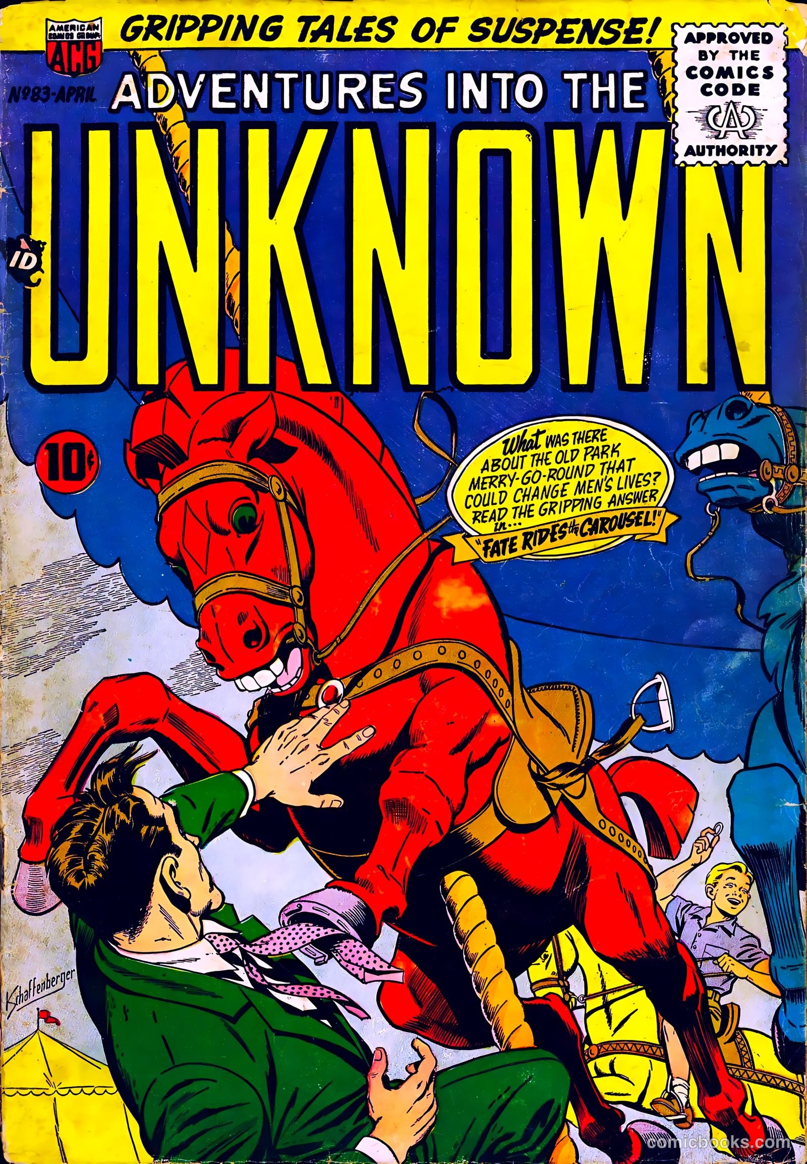Adventures into the Unknown #83 — page 1 of 36