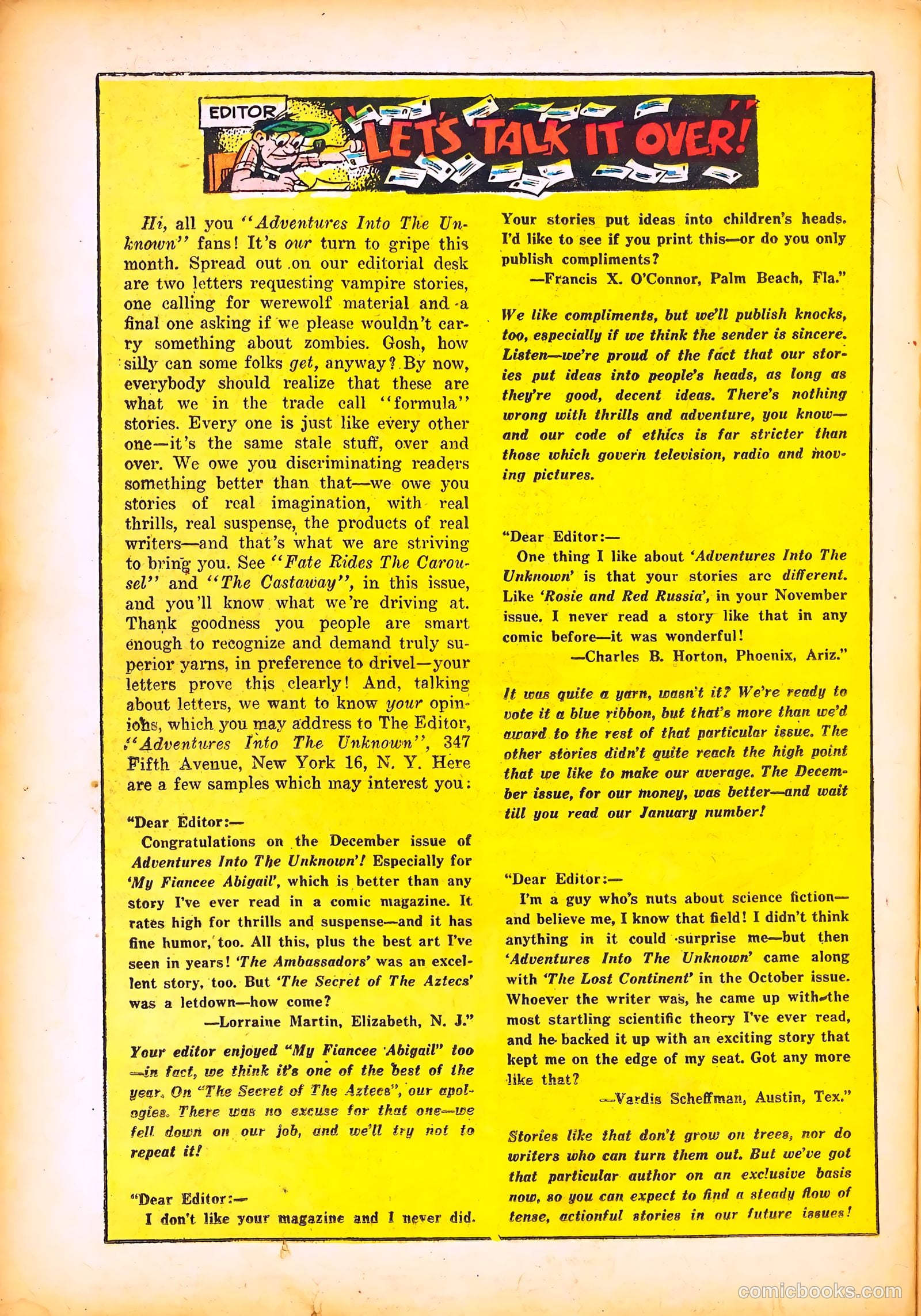 Adventures into the Unknown #83 — page 24 of 36