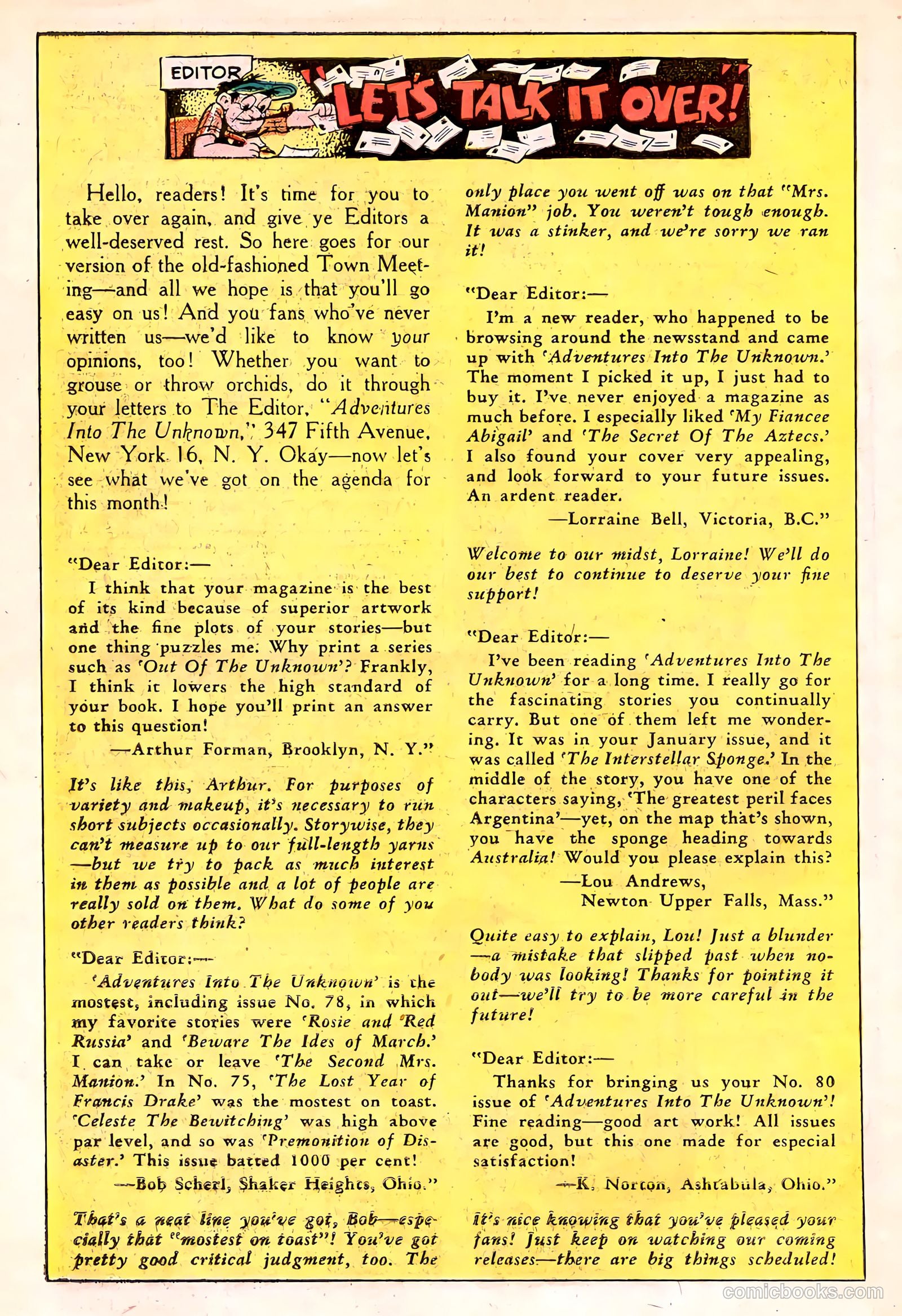 Adventures into the Unknown #84 — page 24 of 36