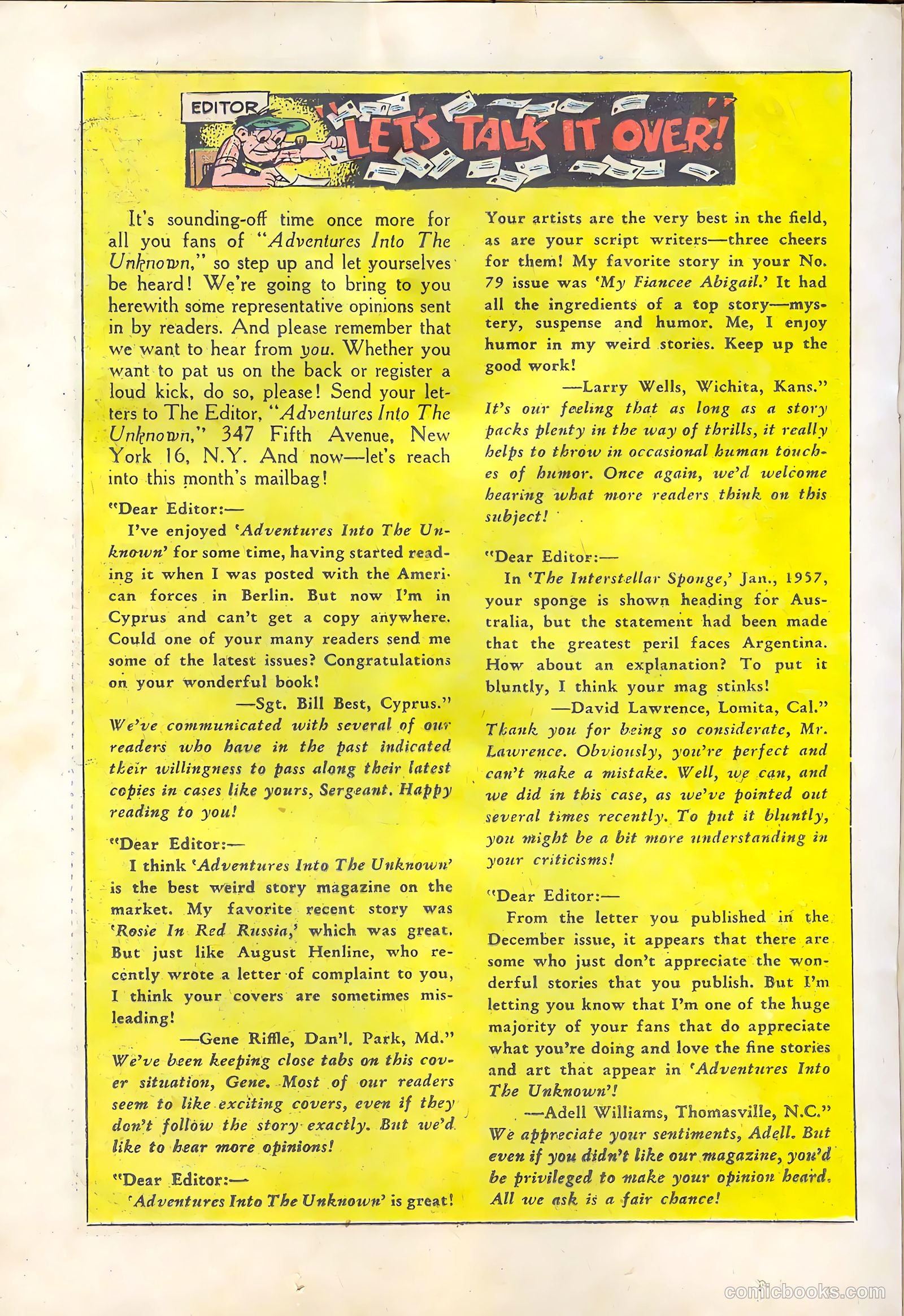Adventures into the Unknown #85 — page 20 of 36