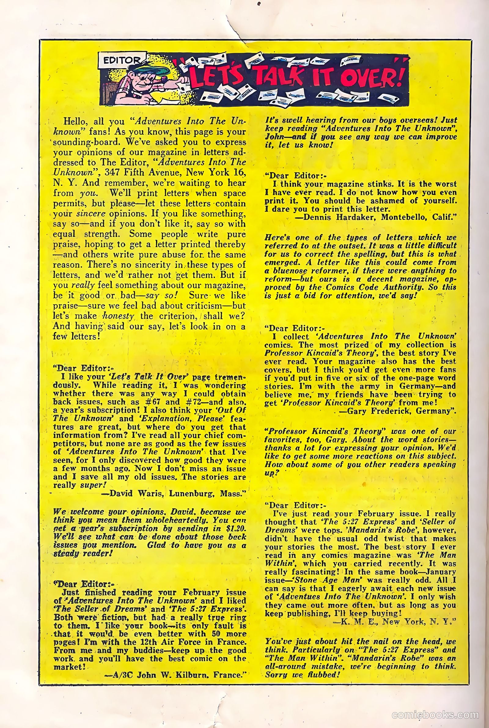 Adventures into the Unknown #86 — page 24 of 36