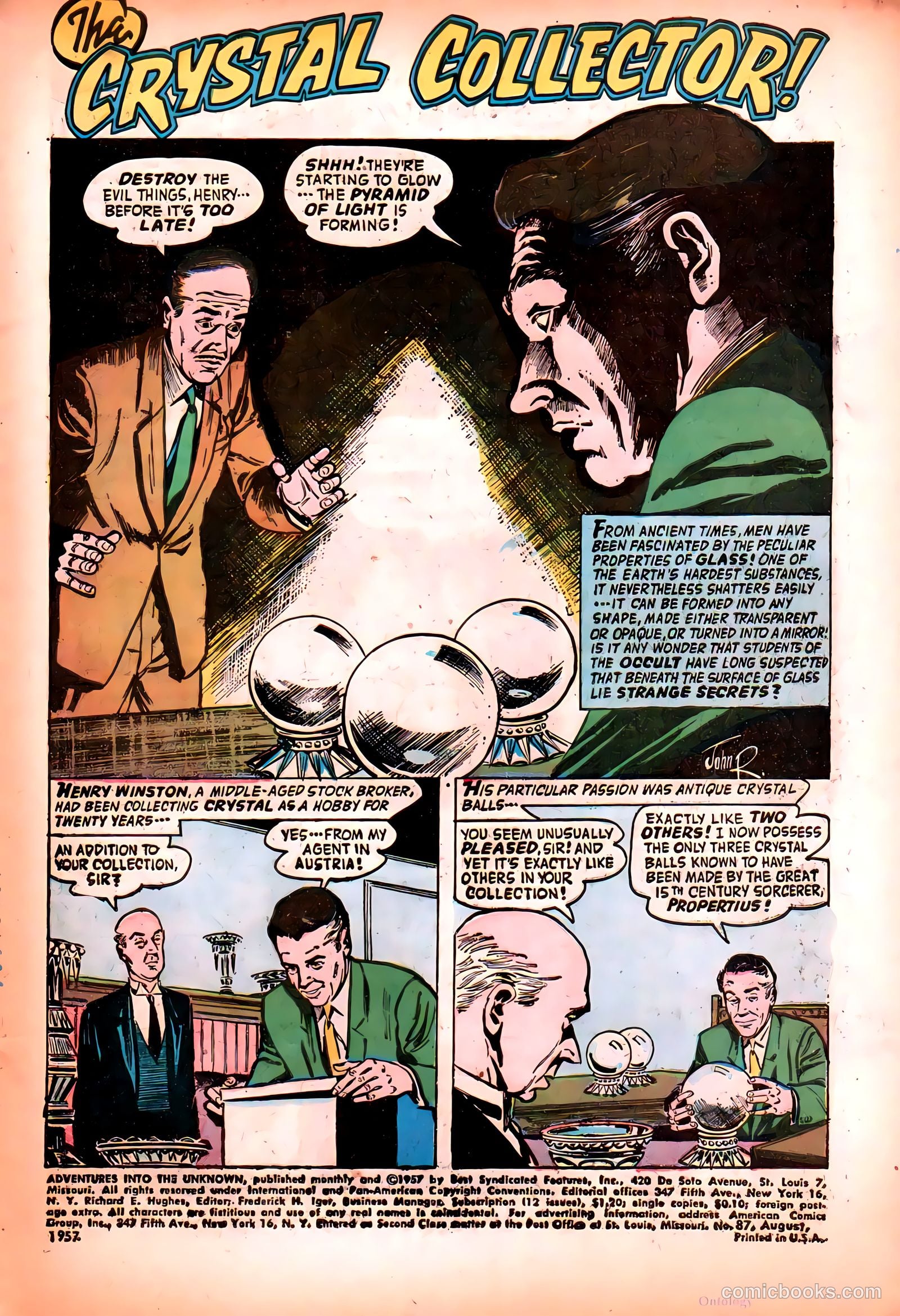 Adventures into the Unknown #87 — page 3 of 36