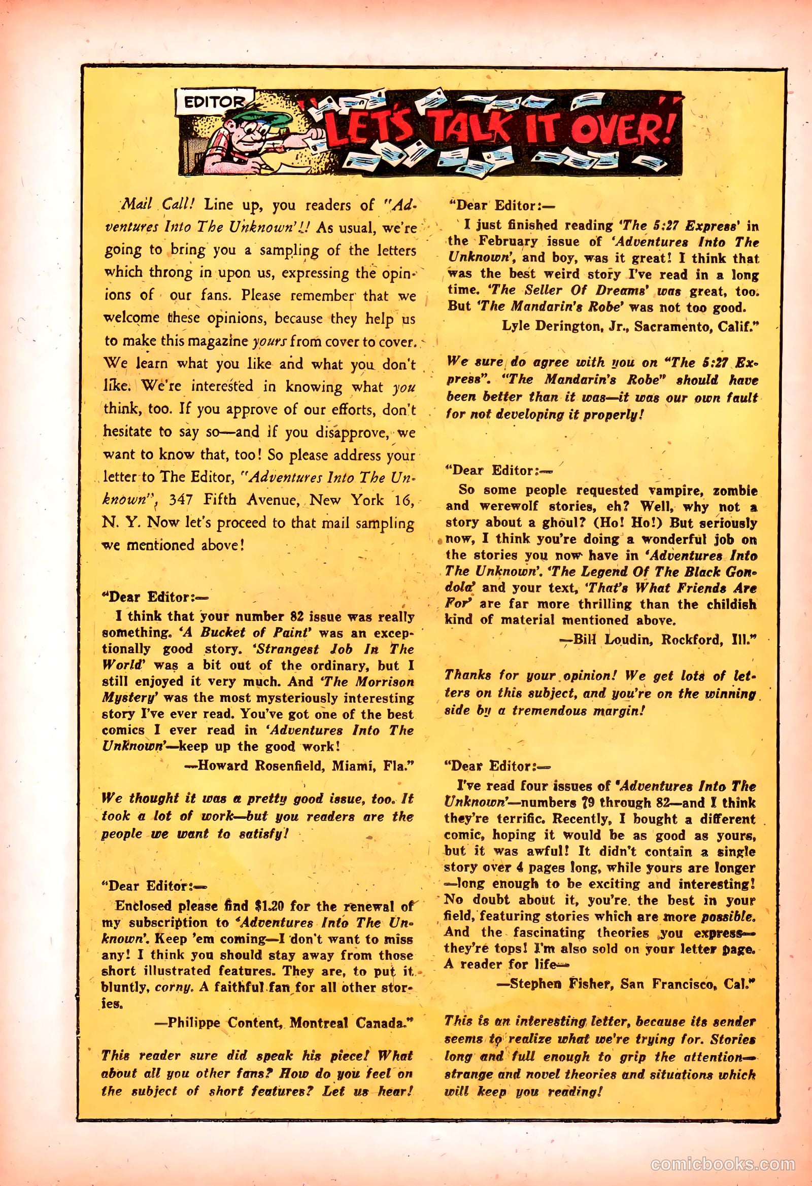 Adventures into the Unknown #87 — page 22 of 36