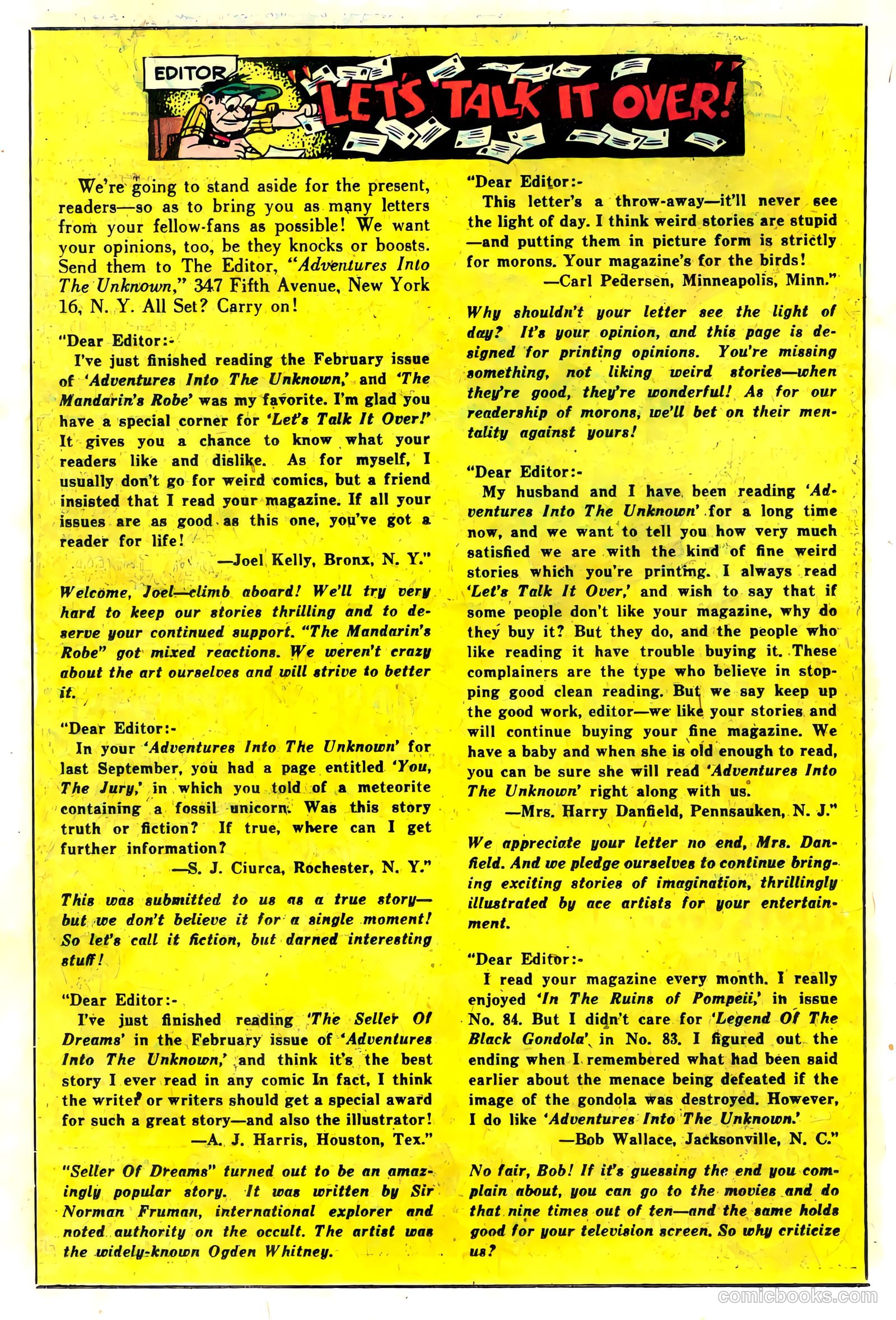 Adventures into the Unknown #88 — page 26 of 36