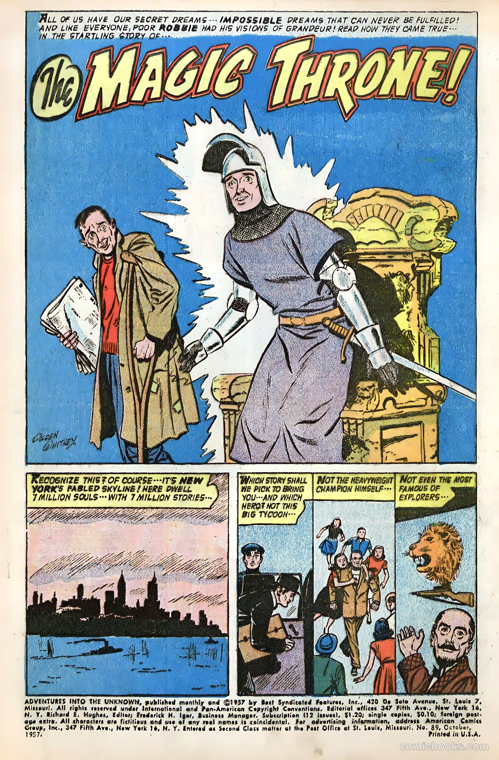 Adventures into the Unknown #89 — page 3 of 36