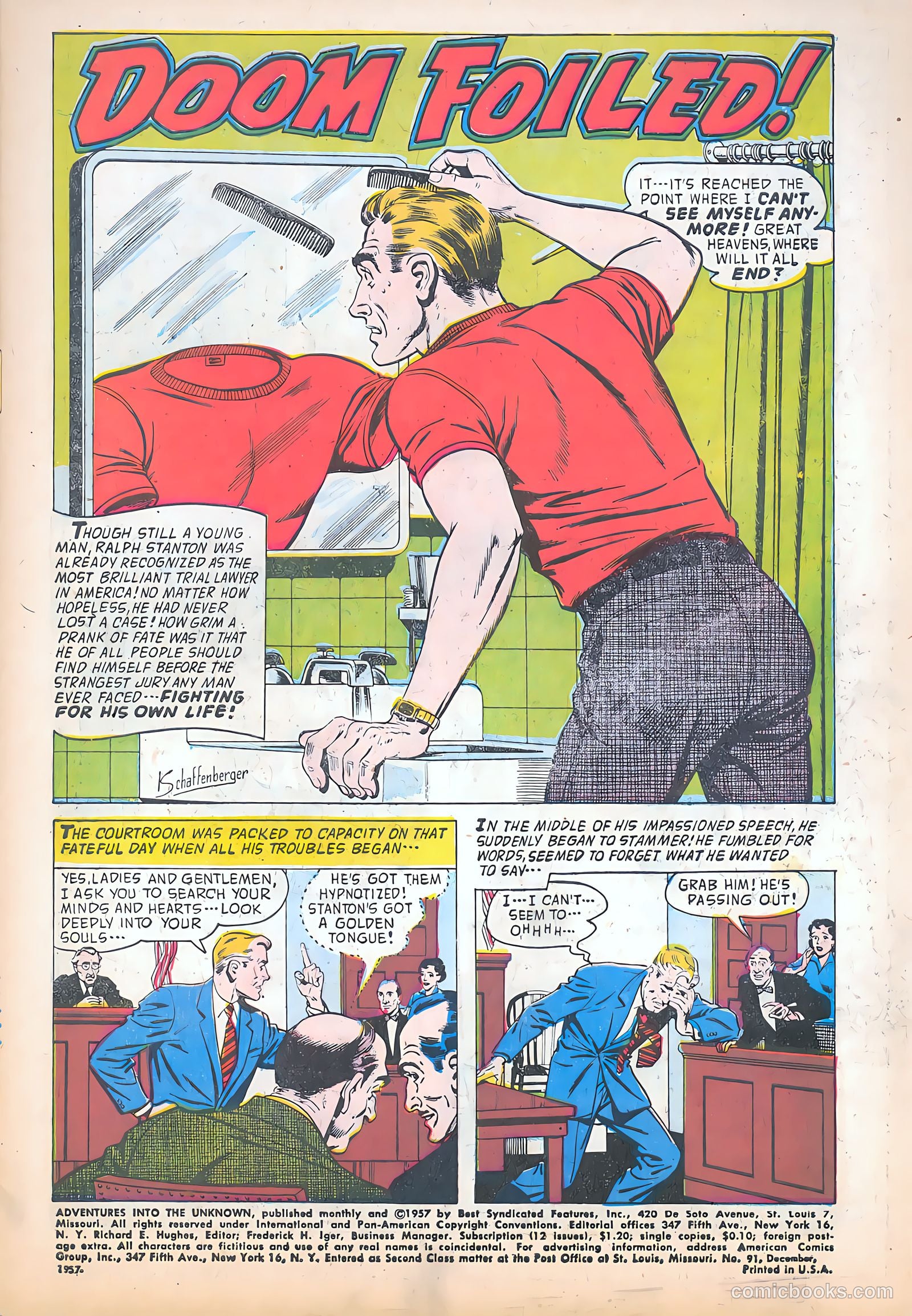 Adventures into the Unknown #91 — page 3 of 36