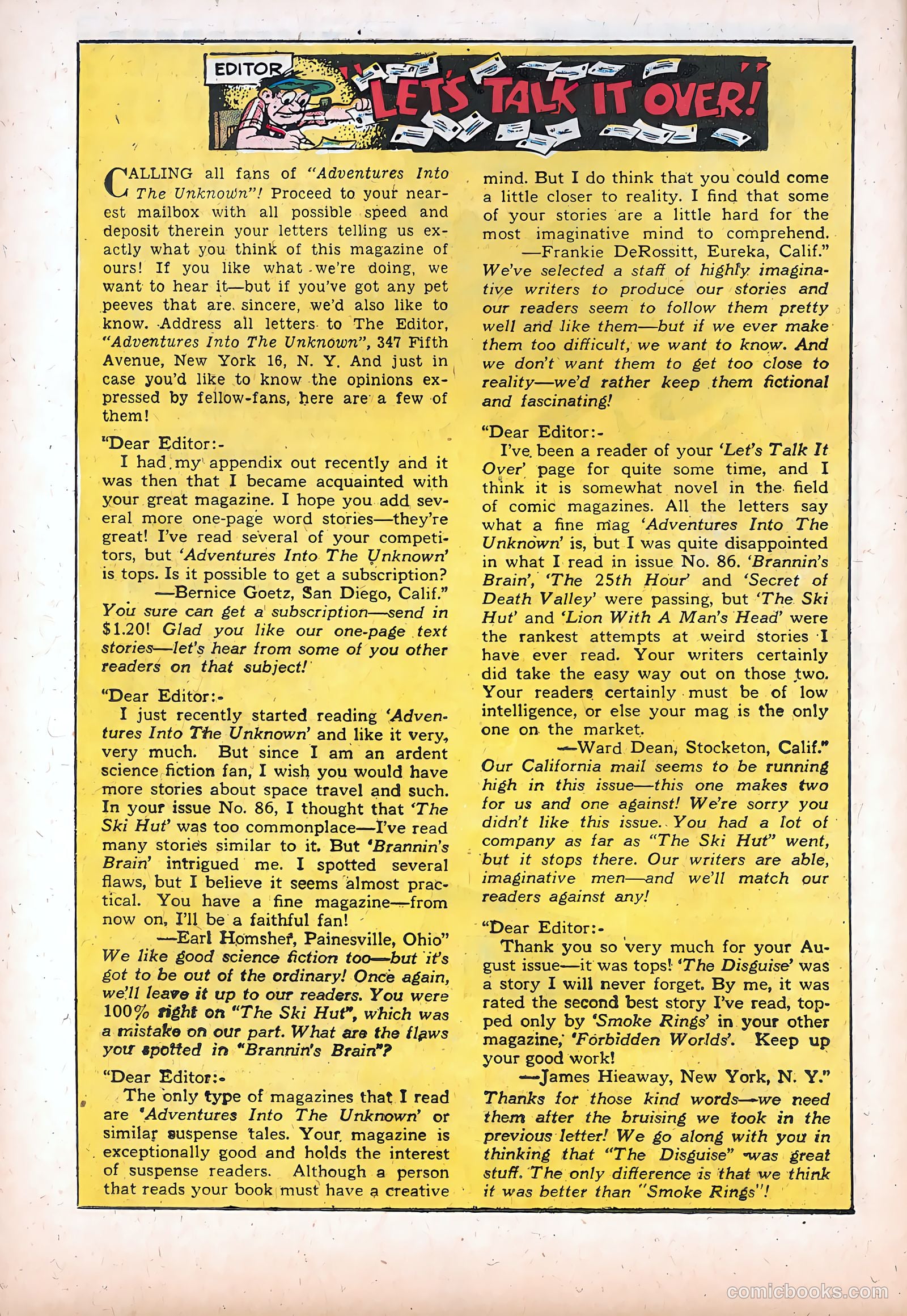 Adventures into the Unknown #91 — page 24 of 36