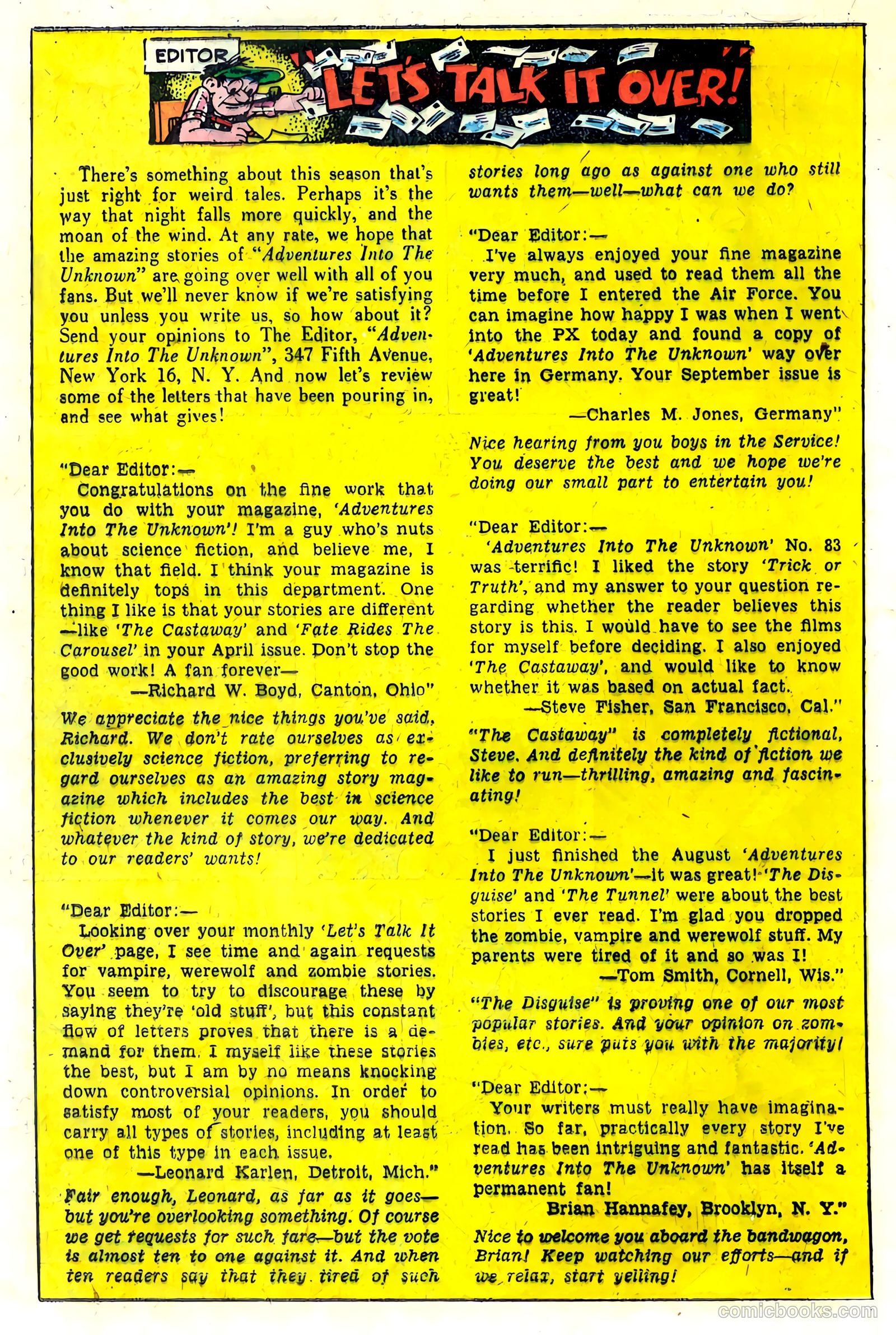 Adventures into the Unknown #92 — page 18 of 36